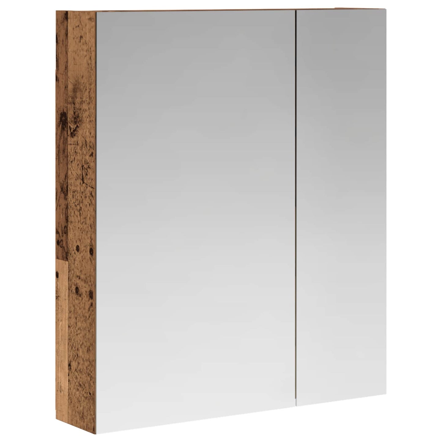 Bathroom Mirror Cabinet Old Wood 60 x 14.5 x 70 cm