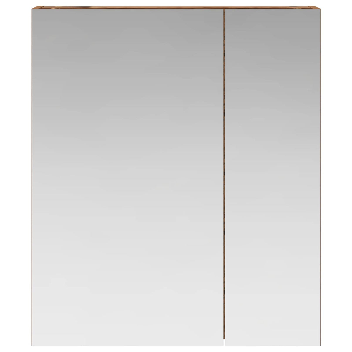 Bathroom Mirror Cabinet Old Wood 60 x 14.5 x 70 cm