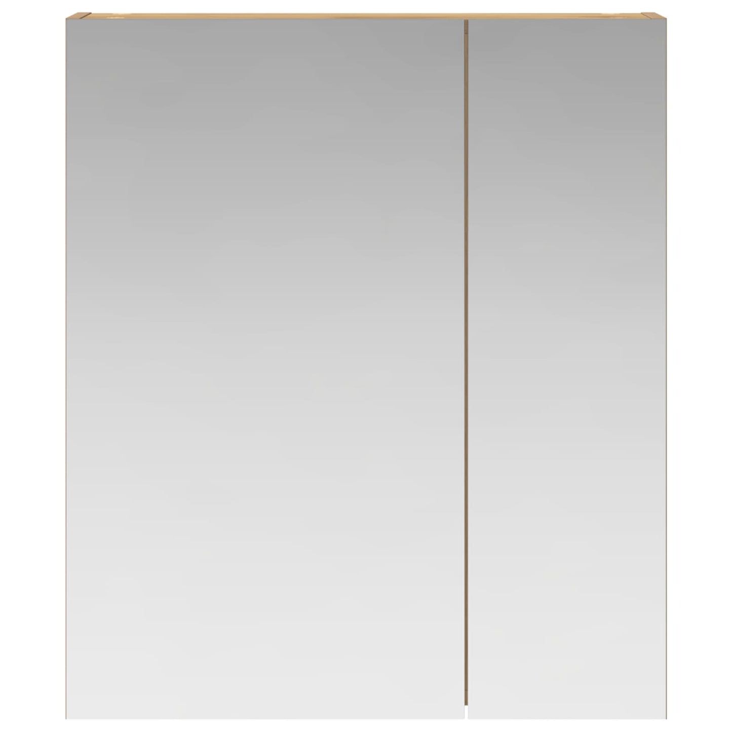 Bathroom Mirror Cabinet Artisian Oak 60 x 14.5 x 70 cm