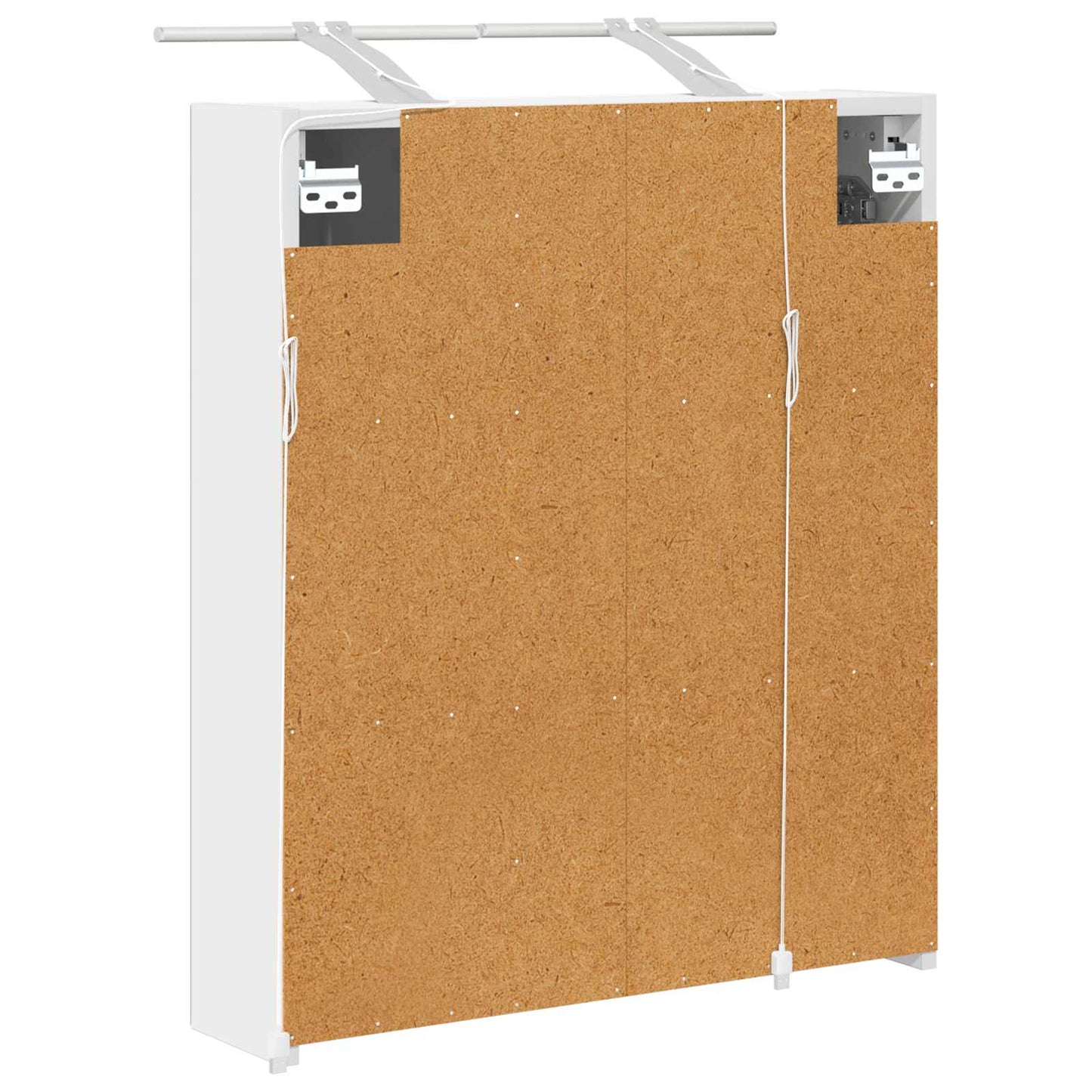 Bathroom Mirror Cabinet White 60 x 14.5 x 70 cm Engineered wood