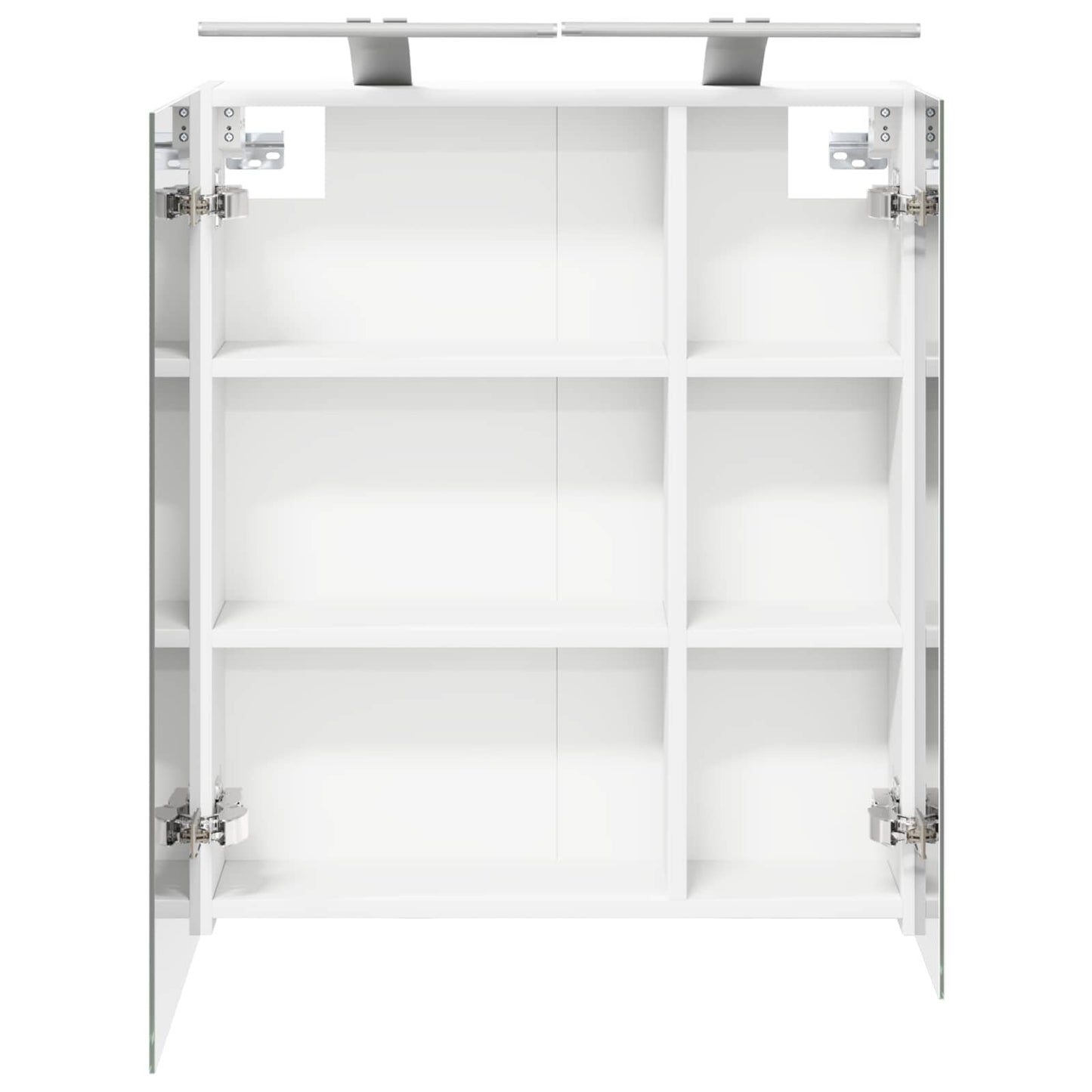 Bathroom Mirror Cabinet White 60 x 14.5 x 70 cm Engineered wood