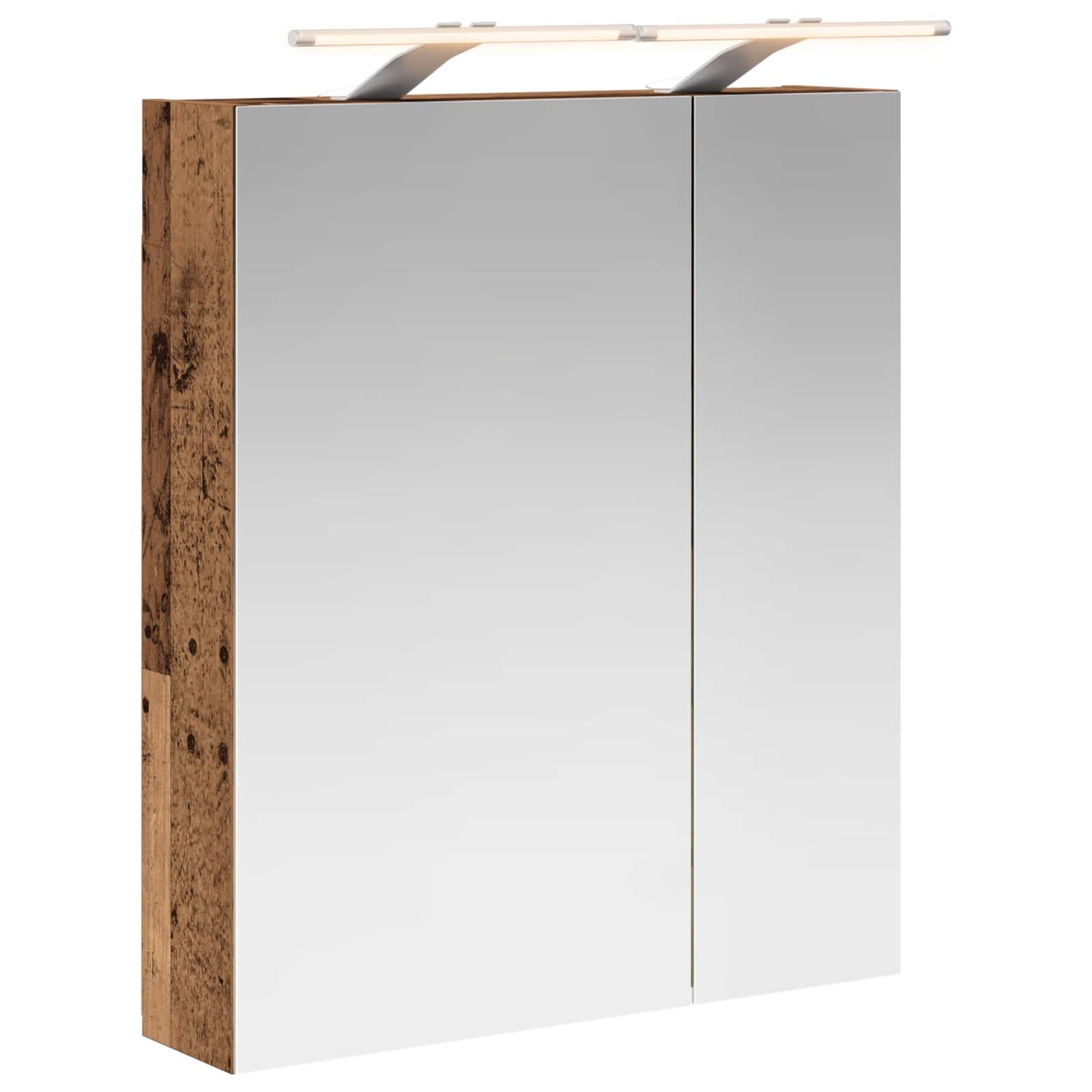 Bathroom Mirror Cabinet Old Wood 60 x 14.5 x 70 cm