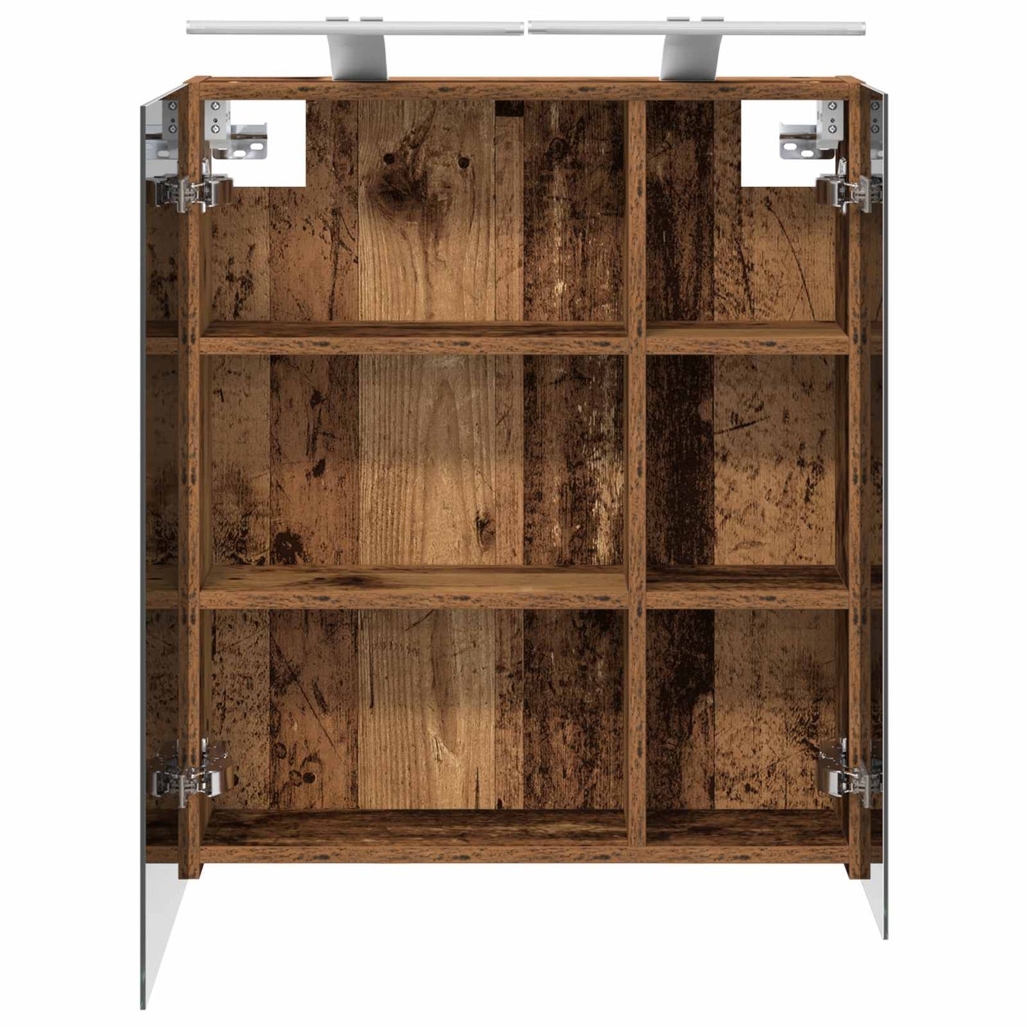 Bathroom Mirror Cabinet Old Wood 60 x 14.5 x 70 cm
