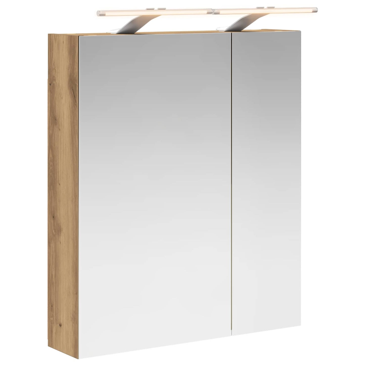 Bathroom Mirror Cabinet Artisian Oak 60 x 14.5 x 70 cm
