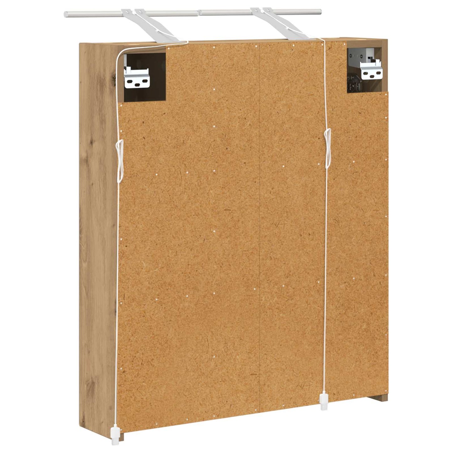 Bathroom Mirror Cabinet Artisian Oak 60 x 14.5 x 70 cm