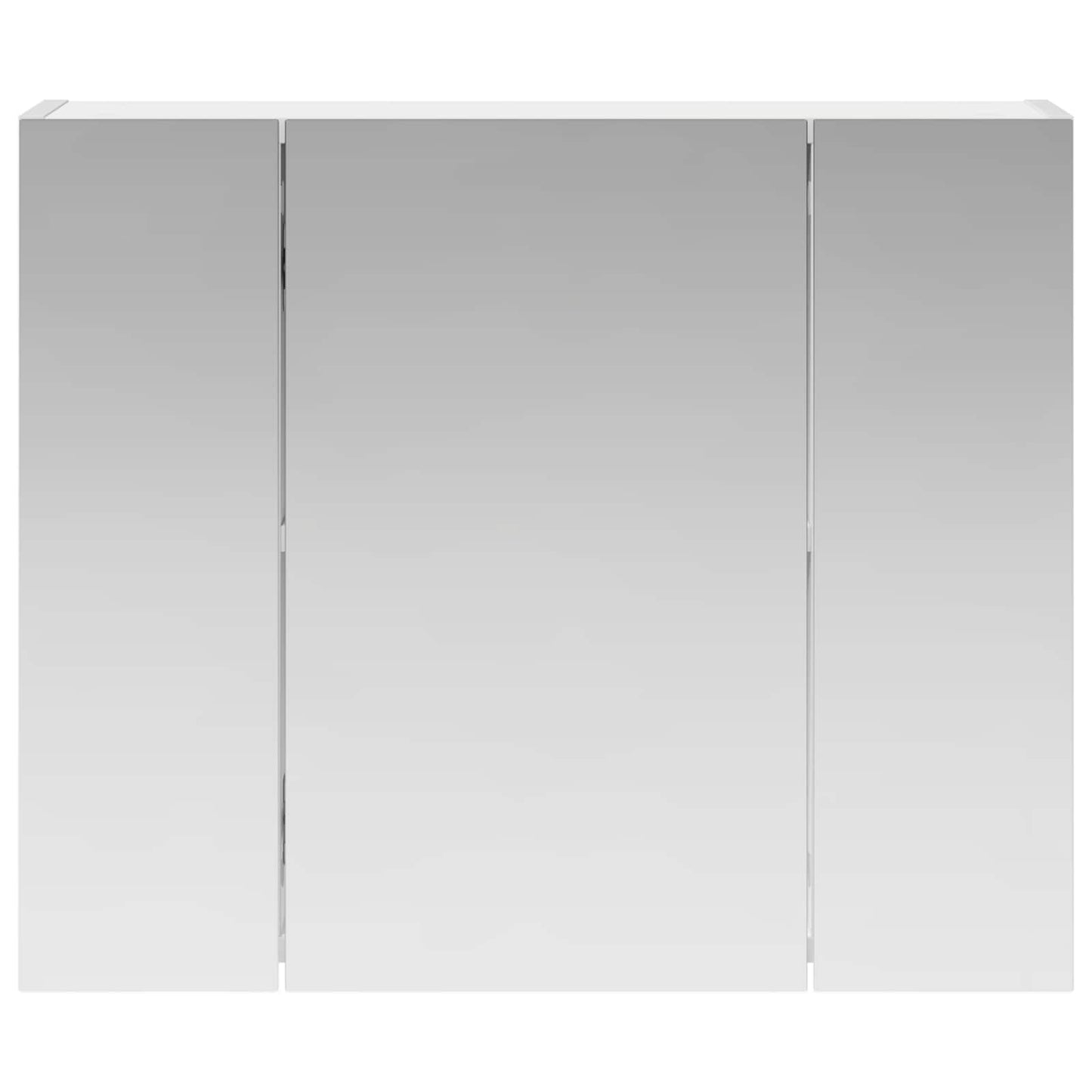 Bathroom Mirror Cabinet White 60 x 14.5 x 50 cm Engineered wood