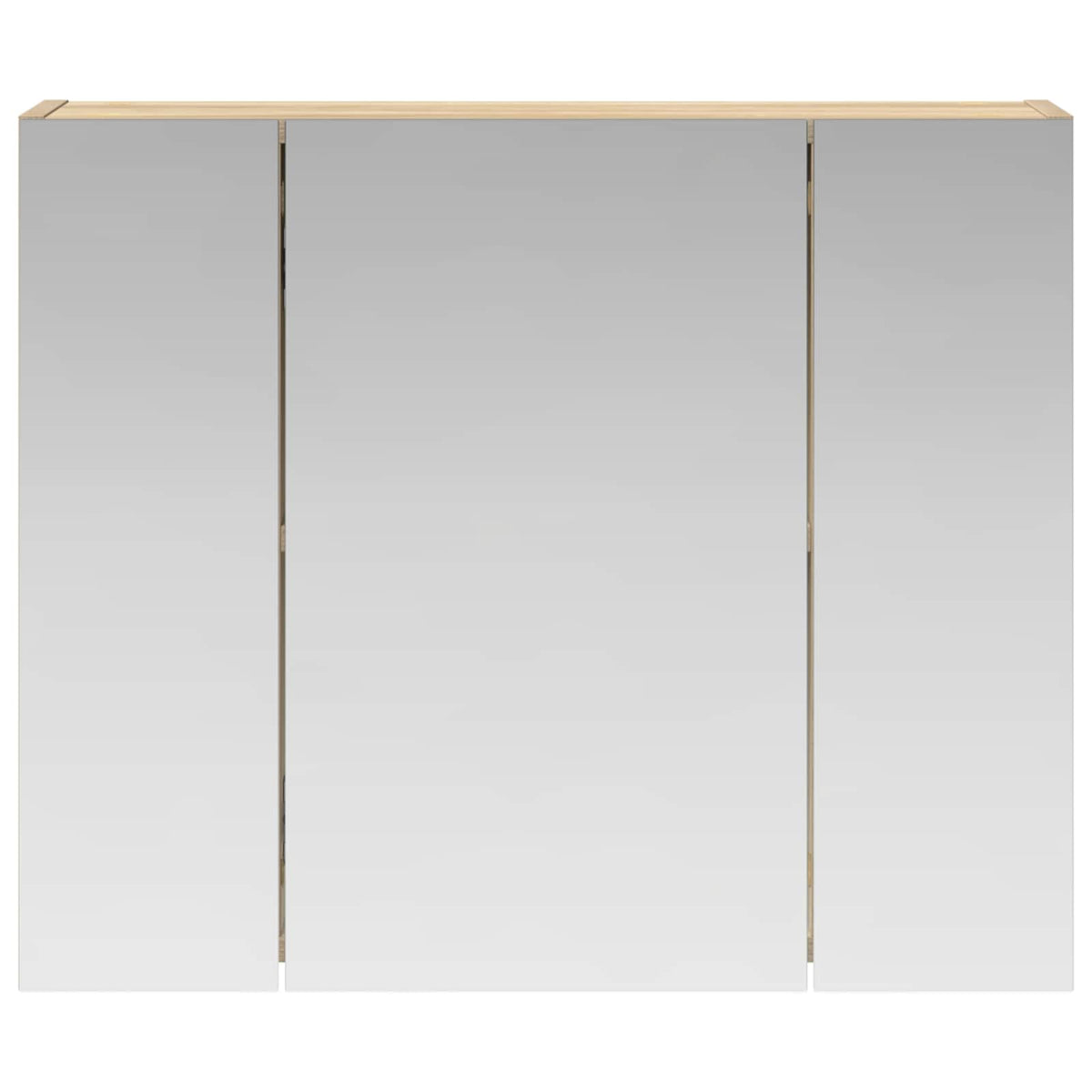 Bathroom Mirror Cabinet Sonoma Oak 60 x 14.5 x 50 cm