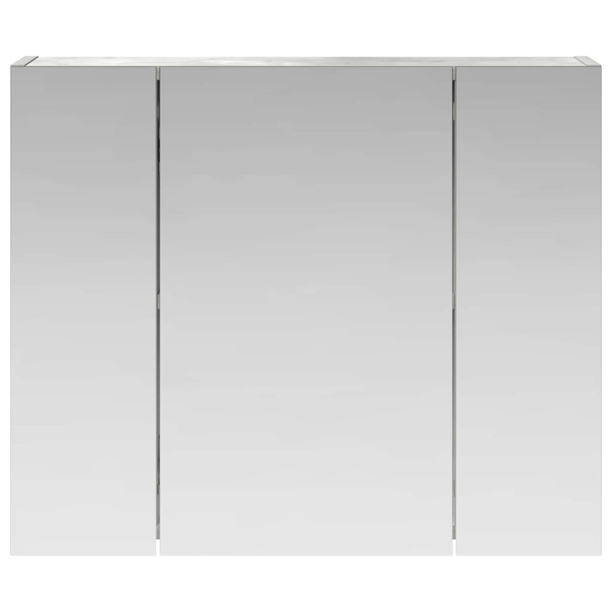 Bathroom Mirror Cabinet Concrete Grey 60 x 14.5 x 50 cm