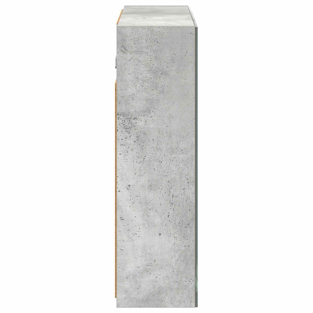 Bathroom Mirror Cabinet Concrete Grey 60 x 14.5 x 50 cm
