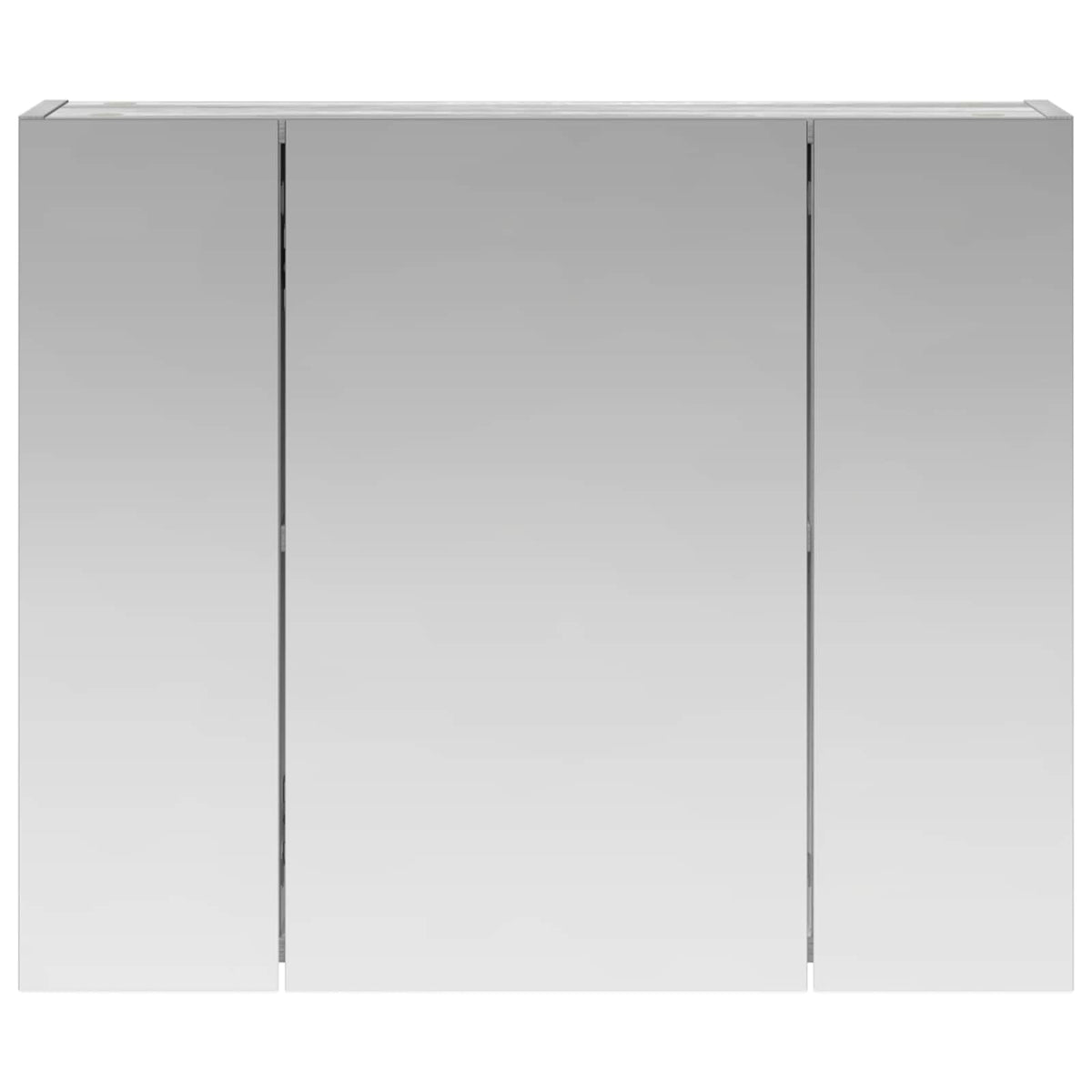 Bathroom Mirror Cabinet Grey Sonoma 60 x 14.5 x 50 cm