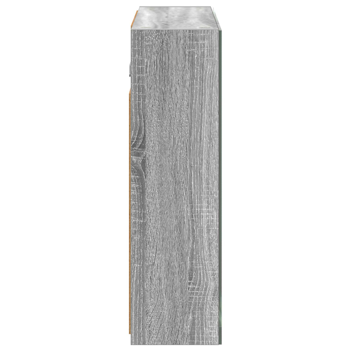 Bathroom Mirror Cabinet Grey Sonoma 60 x 14.5 x 50 cm