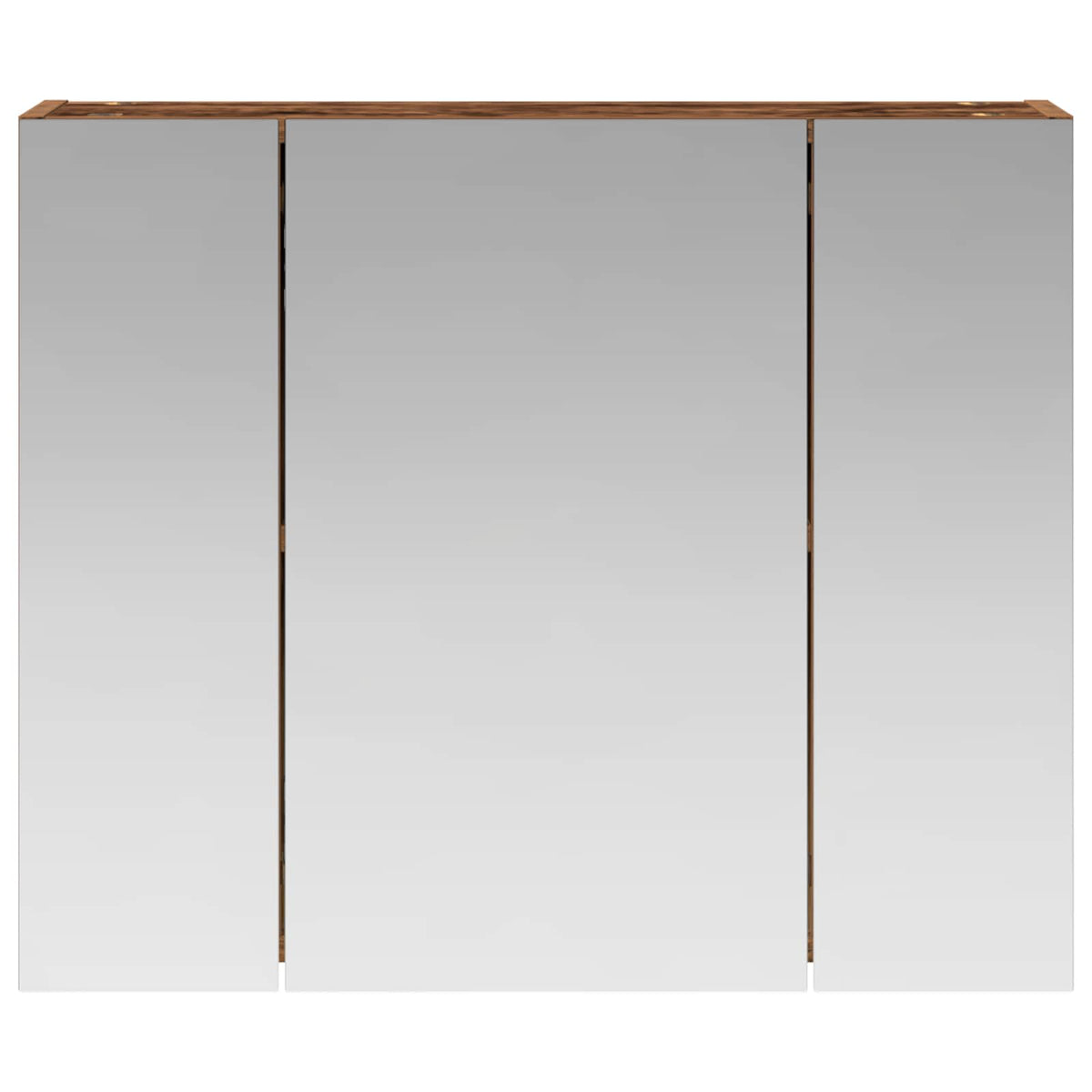 Bathroom Mirror Cabinet Old Wood 60 x 14.5 x 50 cm