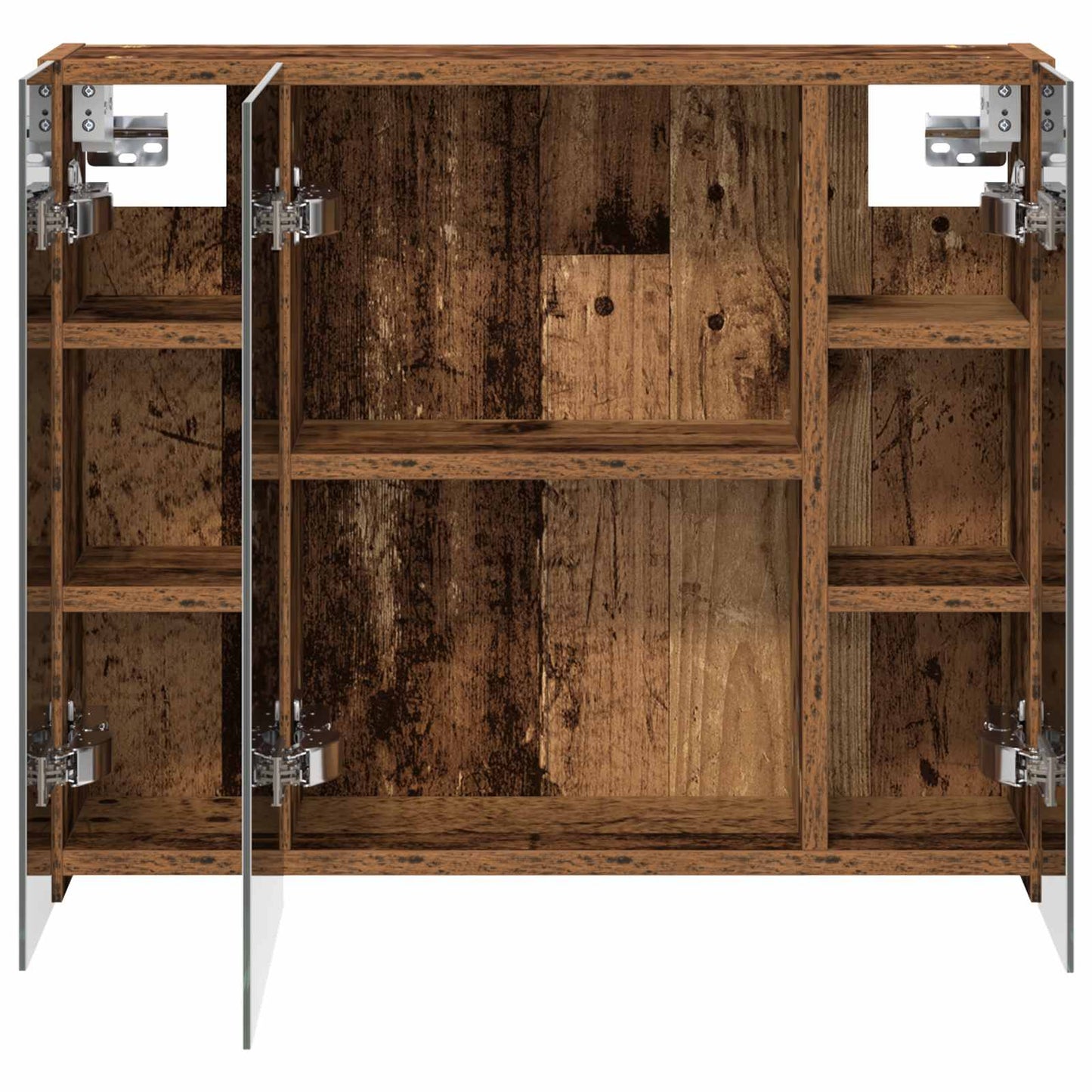 Bathroom Mirror Cabinet Old Wood 60 x 14.5 x 50 cm
