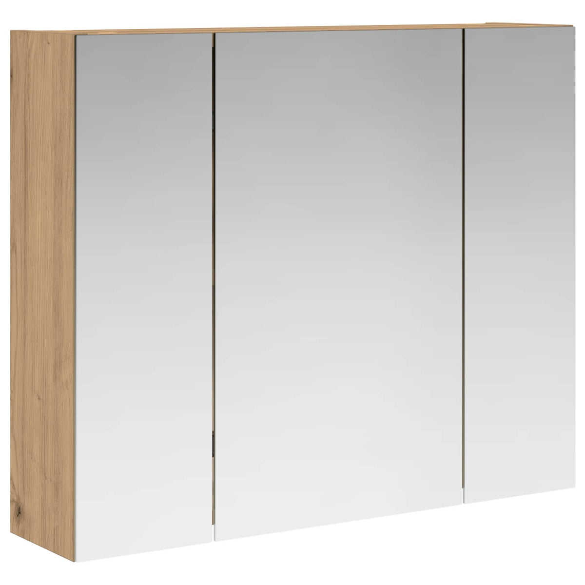 Bathroom Mirror Cabinet Artisan Oak 60 x 14.5 x 50 cm