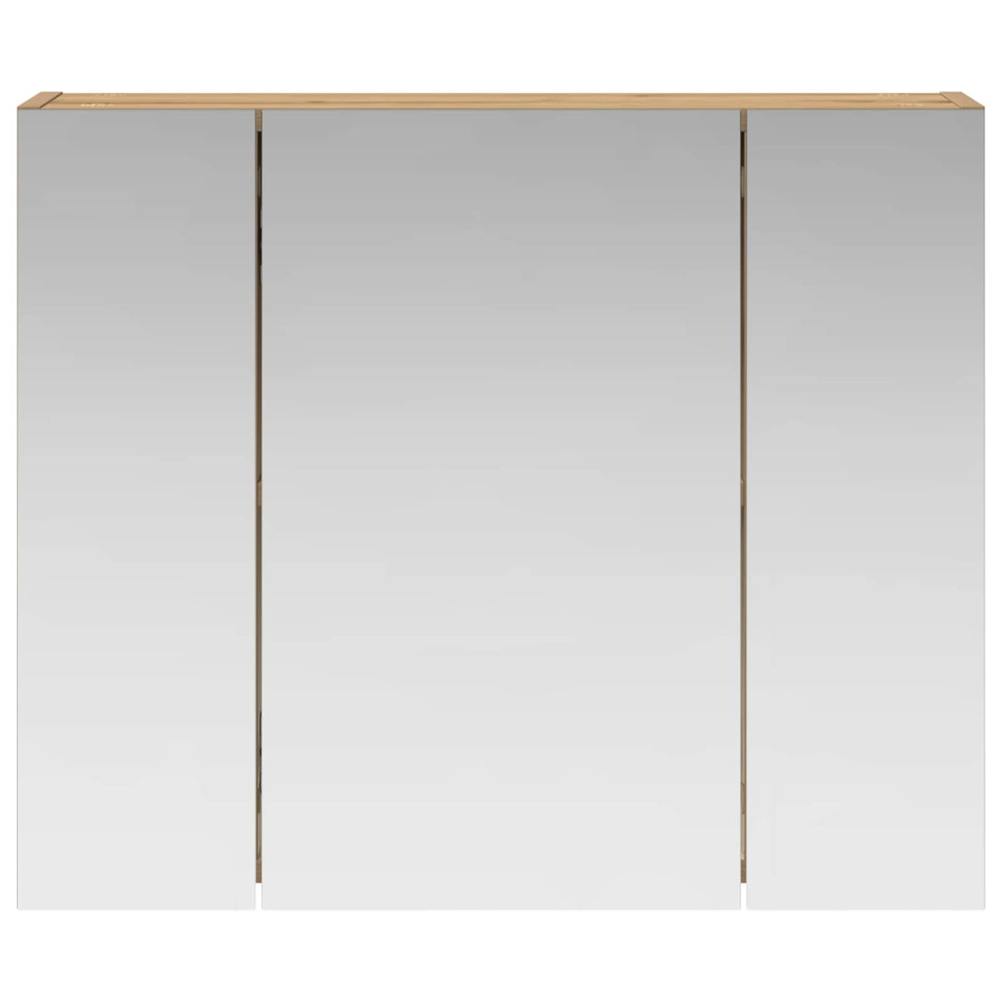 Bathroom Mirror Cabinet Artisan Oak 60 x 14.5 x 50 cm