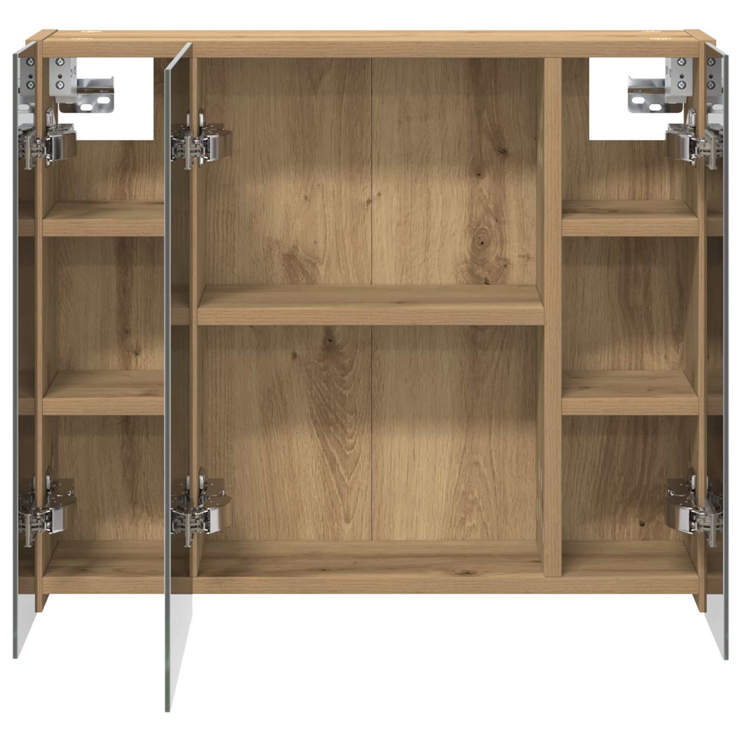 Bathroom Mirror Cabinet Artisan Oak 60 x 14.5 x 50 cm