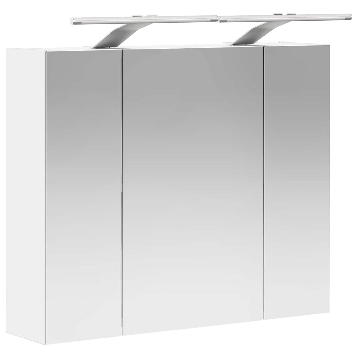 Bathroom Mirror Cabinet White 60 x 14.5 x 50 cm Engineered wood