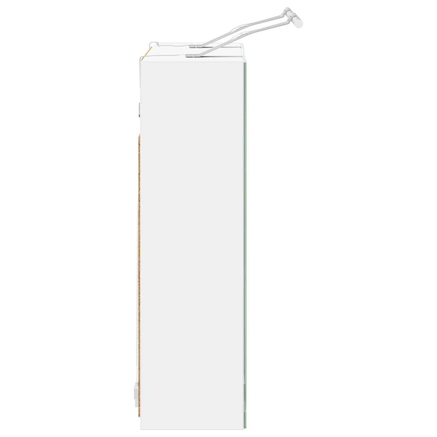 Bathroom Mirror Cabinet White 60 x 14.5 x 50 cm Engineered wood