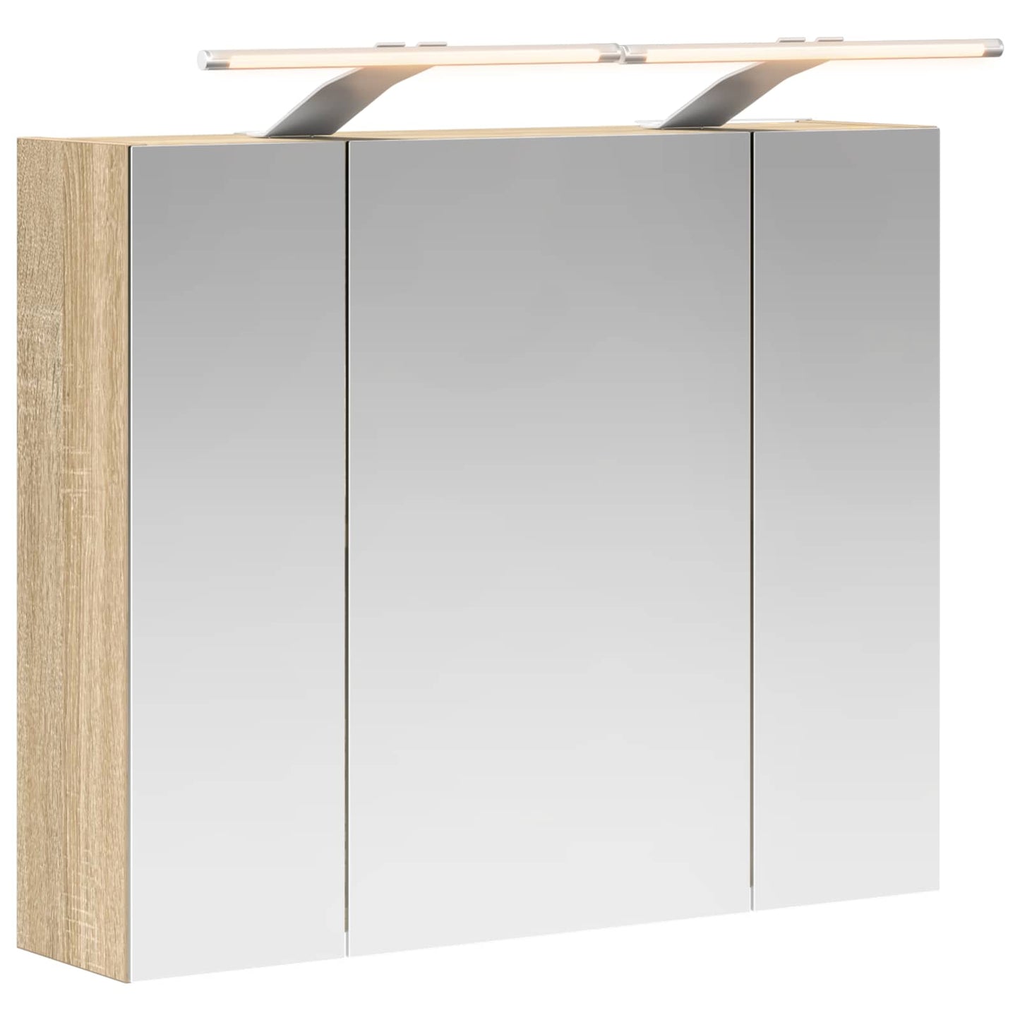 Bathroom Mirror Cabinet Sonoma Oak 60 x 14.5 x 50 cm