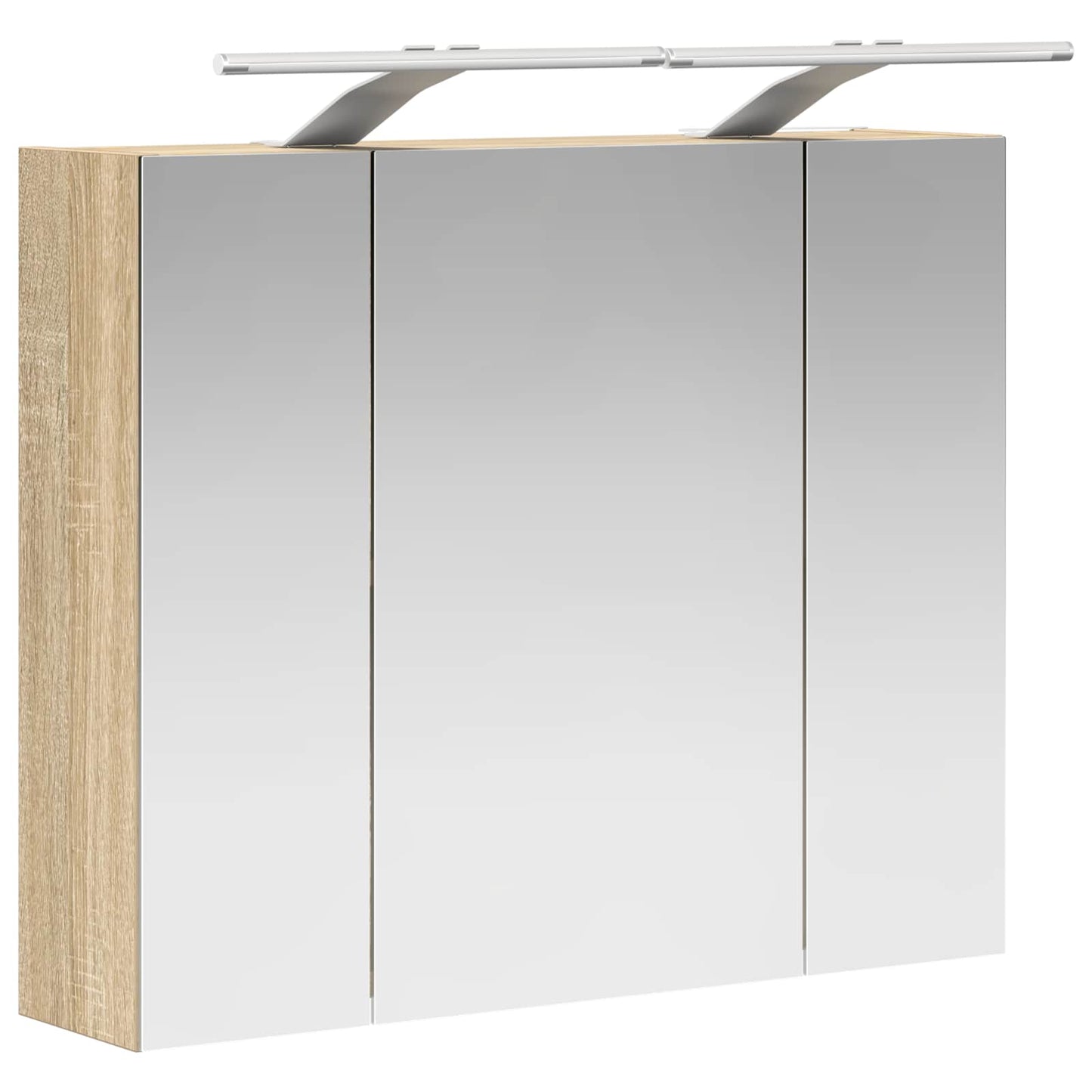 Bathroom Mirror Cabinet Sonoma Oak 60 x 14.5 x 50 cm