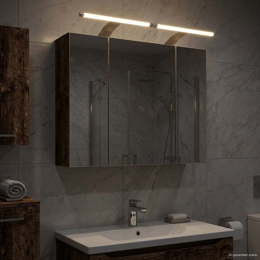 Bathroom Mirror Cabinet Old Wood 60 x 14.5 x 50 cm