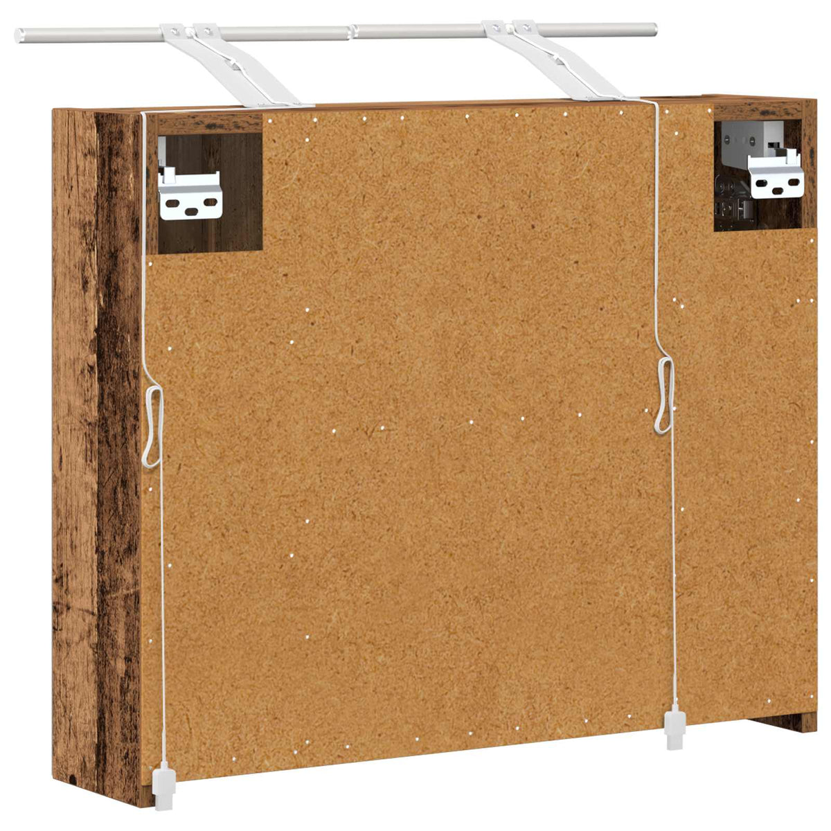 Bathroom Mirror Cabinet Old Wood 60 x 14.5 x 50 cm