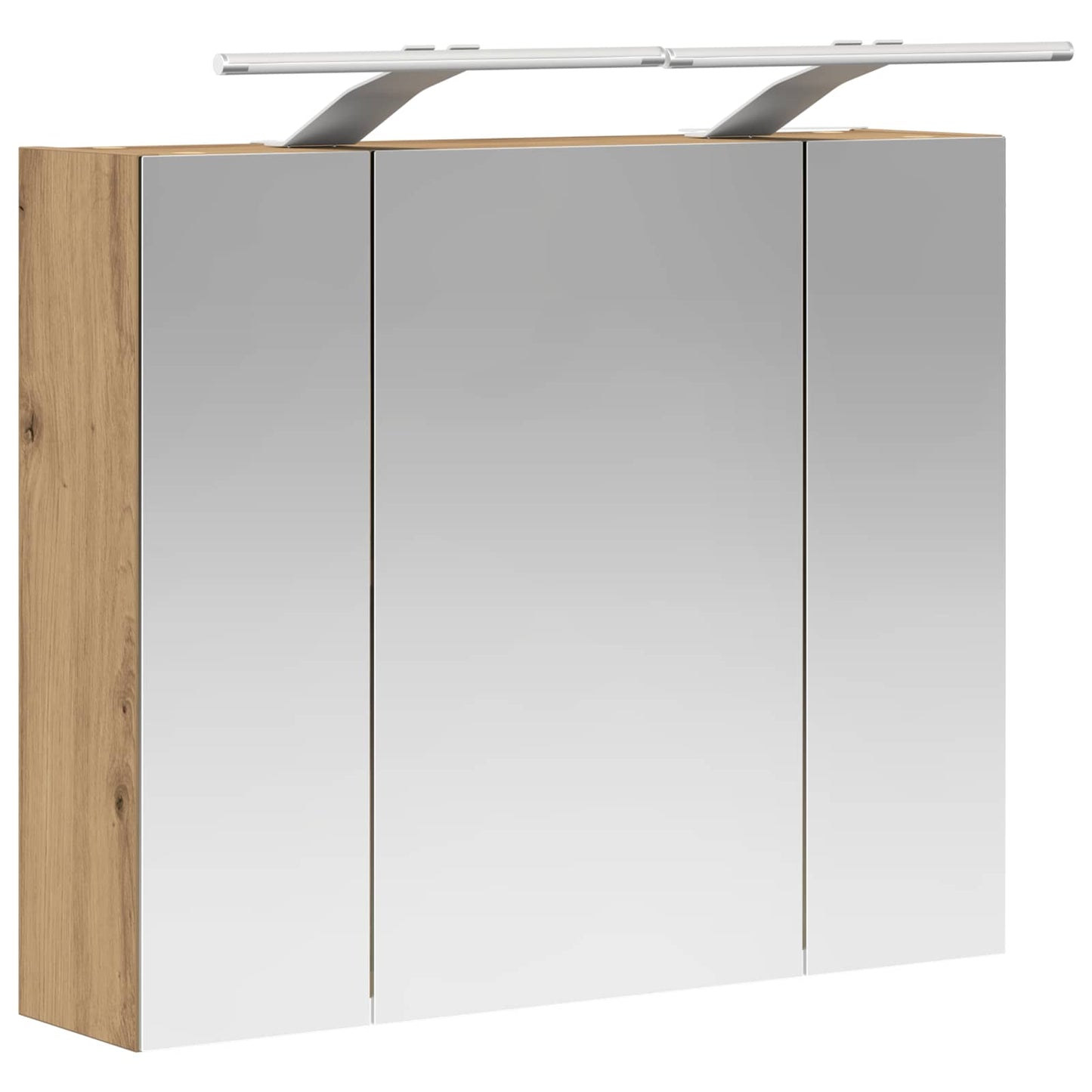 Bathroom Mirror Cabinet Artisian Oak 60 x 14.5 x 50 cm