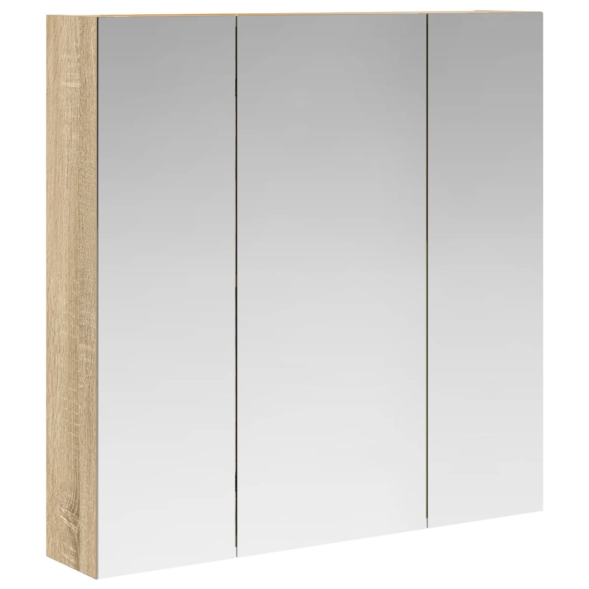 Bathroom Mirror Cabinet Sonoma Oak 70 x 14.5 x 70 cm
