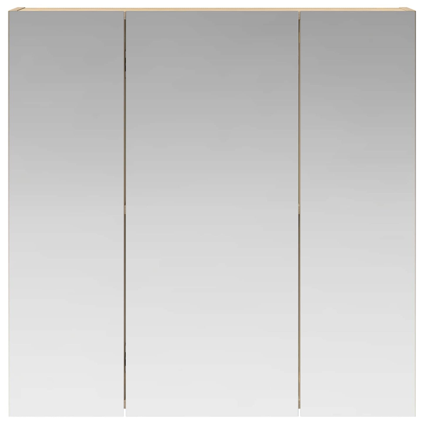 Bathroom Mirror Cabinet Sonoma Oak 70 x 14.5 x 70 cm