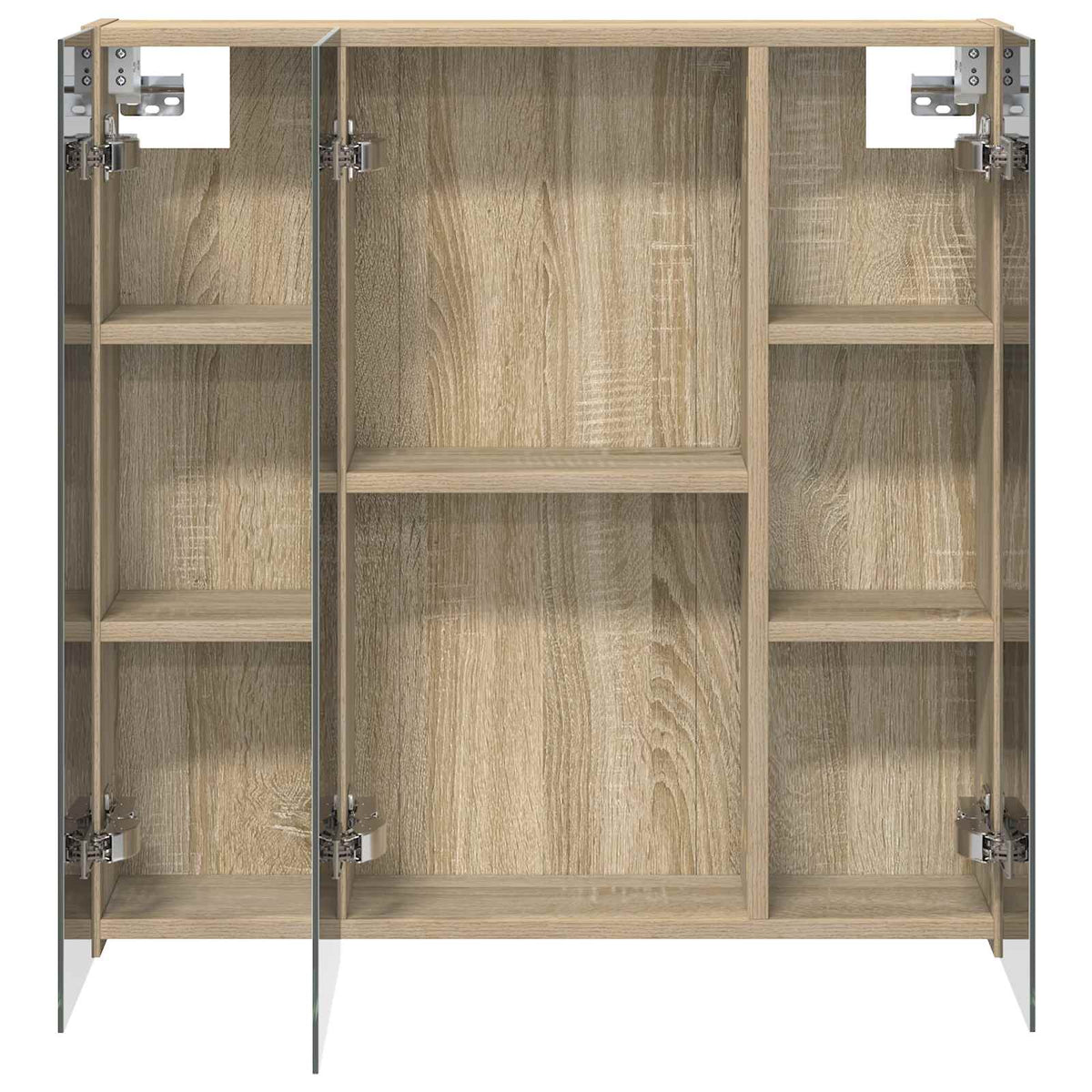 Bathroom Mirror Cabinet Sonoma Oak 70 x 14.5 x 70 cm