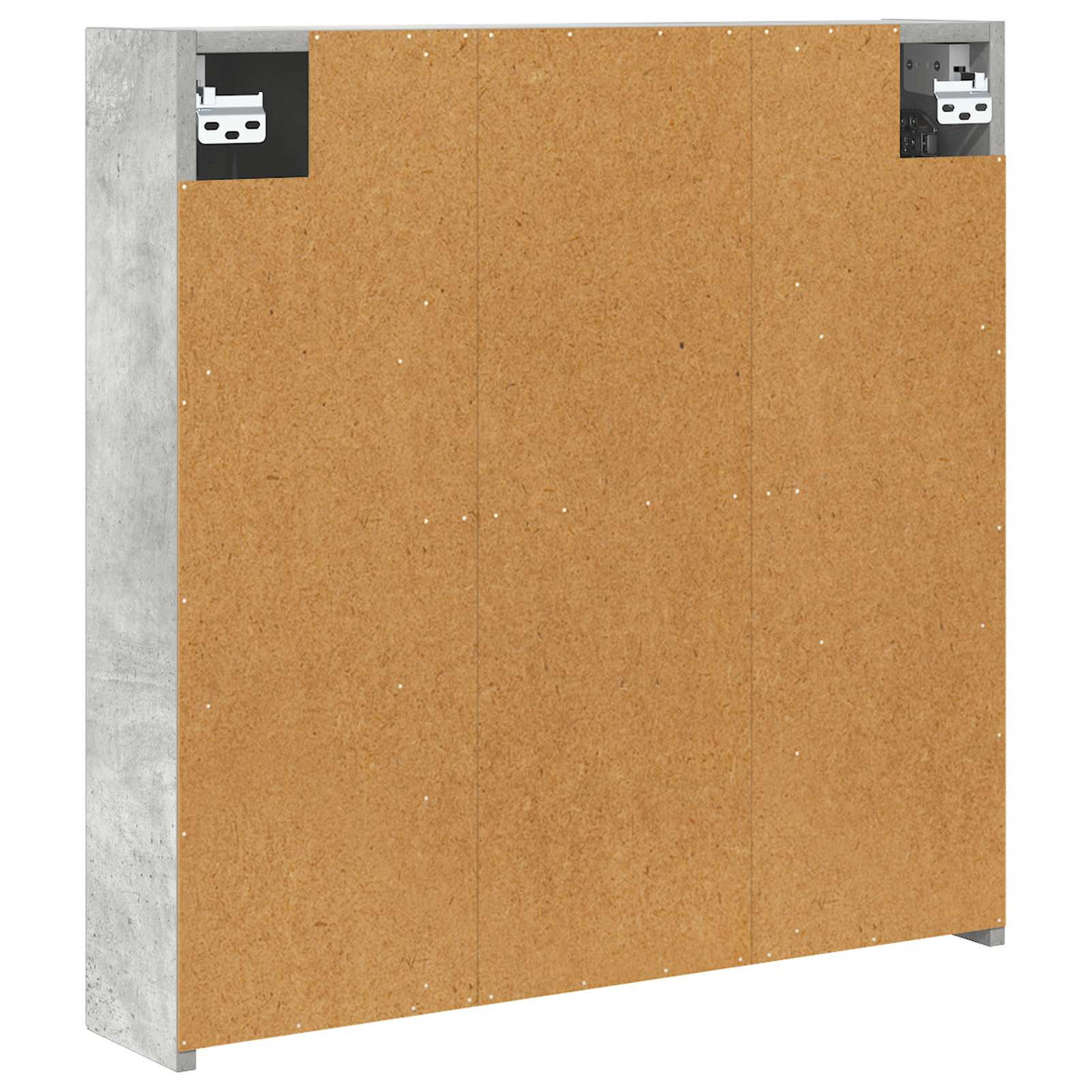 Bathroom Mirror Cabinet Concrete Grey 70 x 14.5 x 70 cm