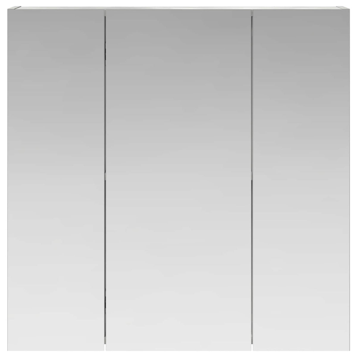 Bathroom Mirror Cabinet Concrete Grey 70 x 14.5 x 70 cm