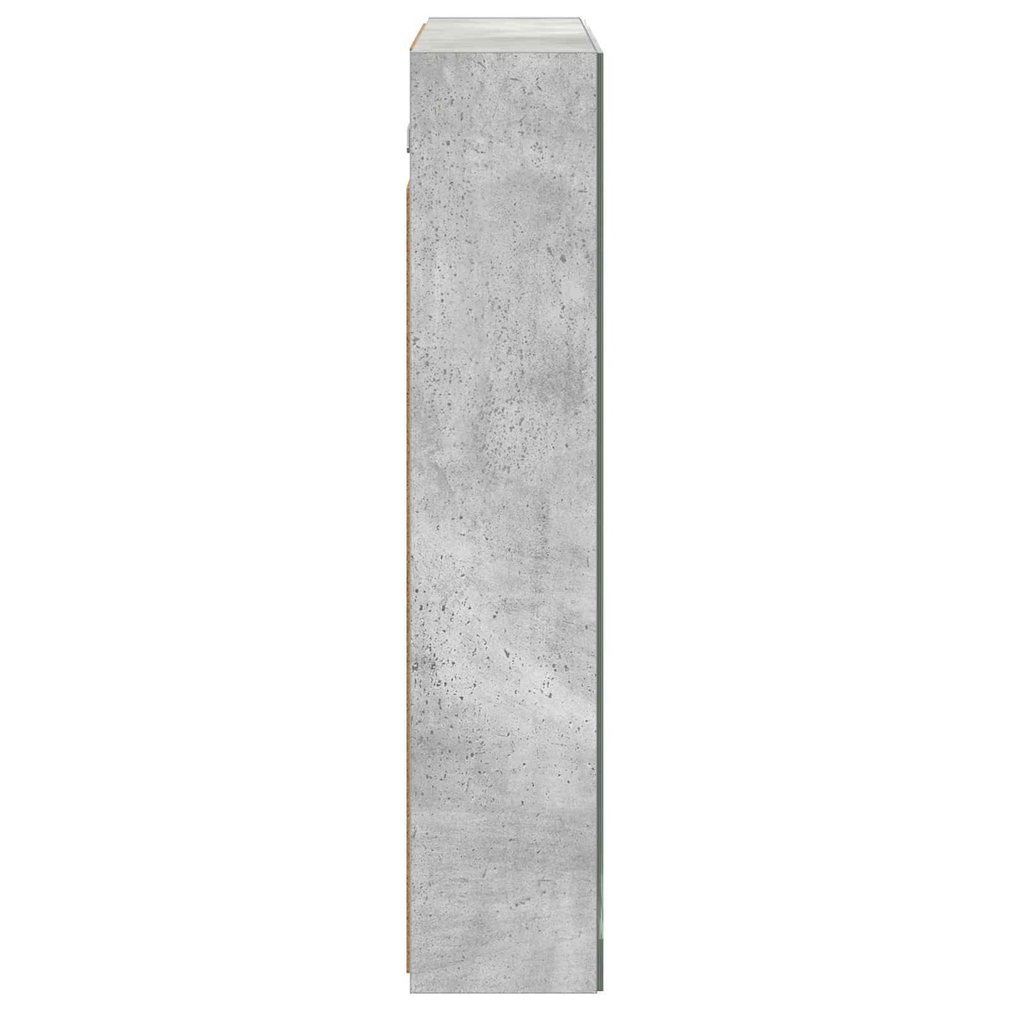Bathroom Mirror Cabinet Concrete Grey 70 x 14.5 x 70 cm