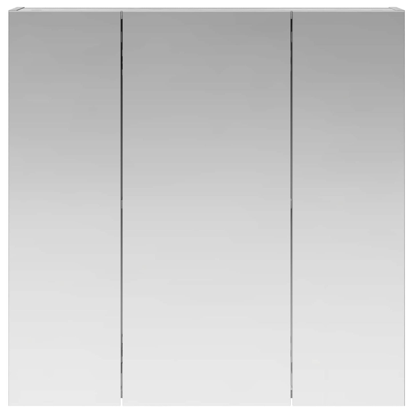Bathroom Mirror Cabinet Grey Sonoma 70 x 14.5 x 70 cm
