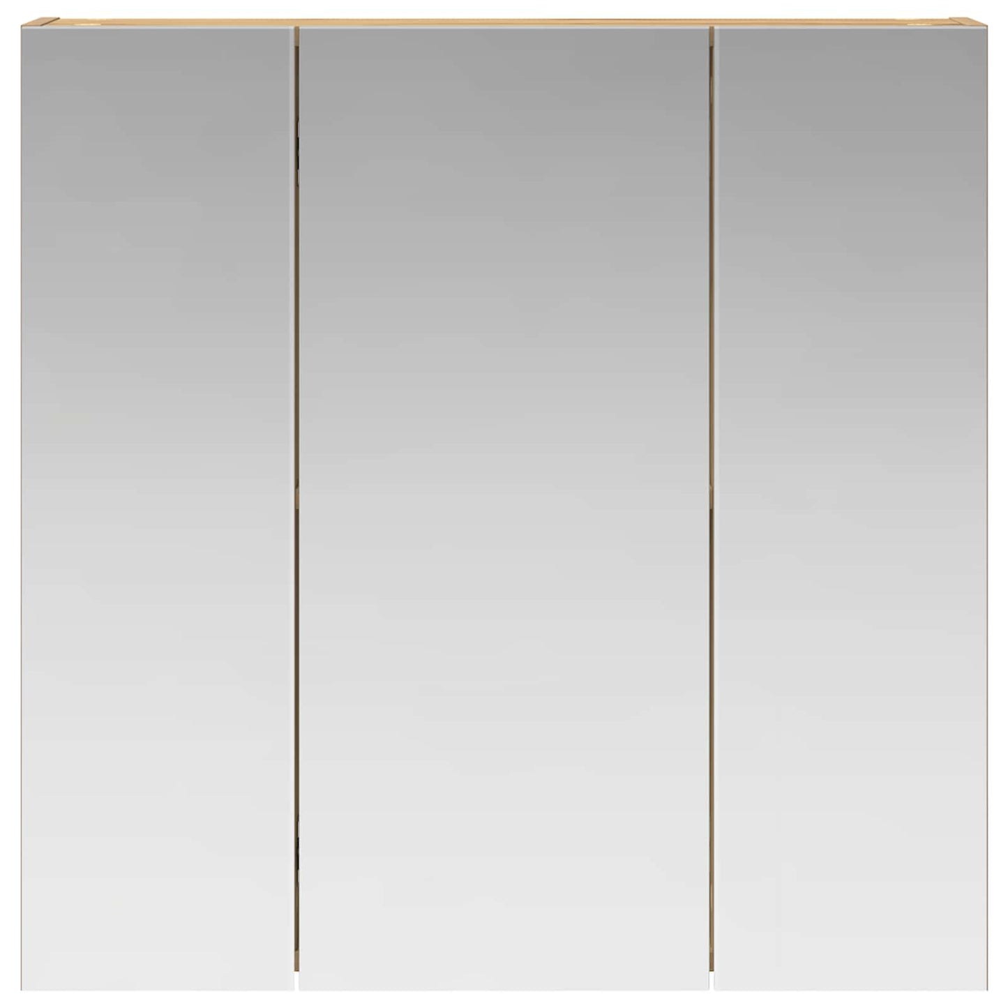 Bathroom Mirror Cabinet Artisian Oak 70 x 14.5 x 70 cm