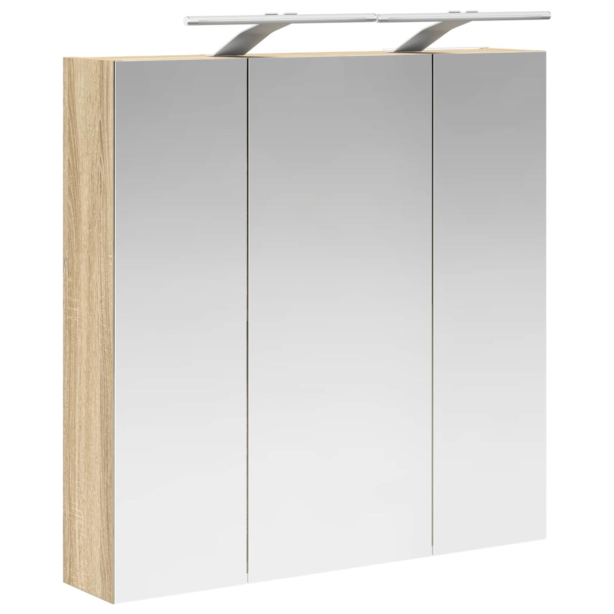 Bathroom Mirror Cabinet Sonoma Oak 70 x 14.5 x 70 cm