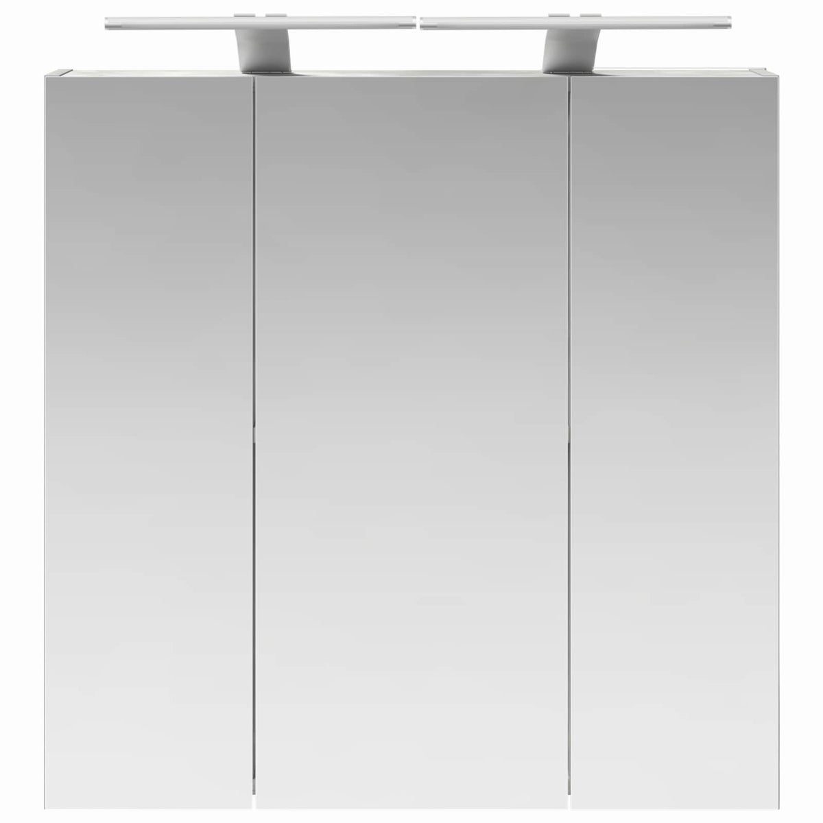 Bathroom Mirror Cabinet Concrete Grey 70 x 14.5 x 70 cm