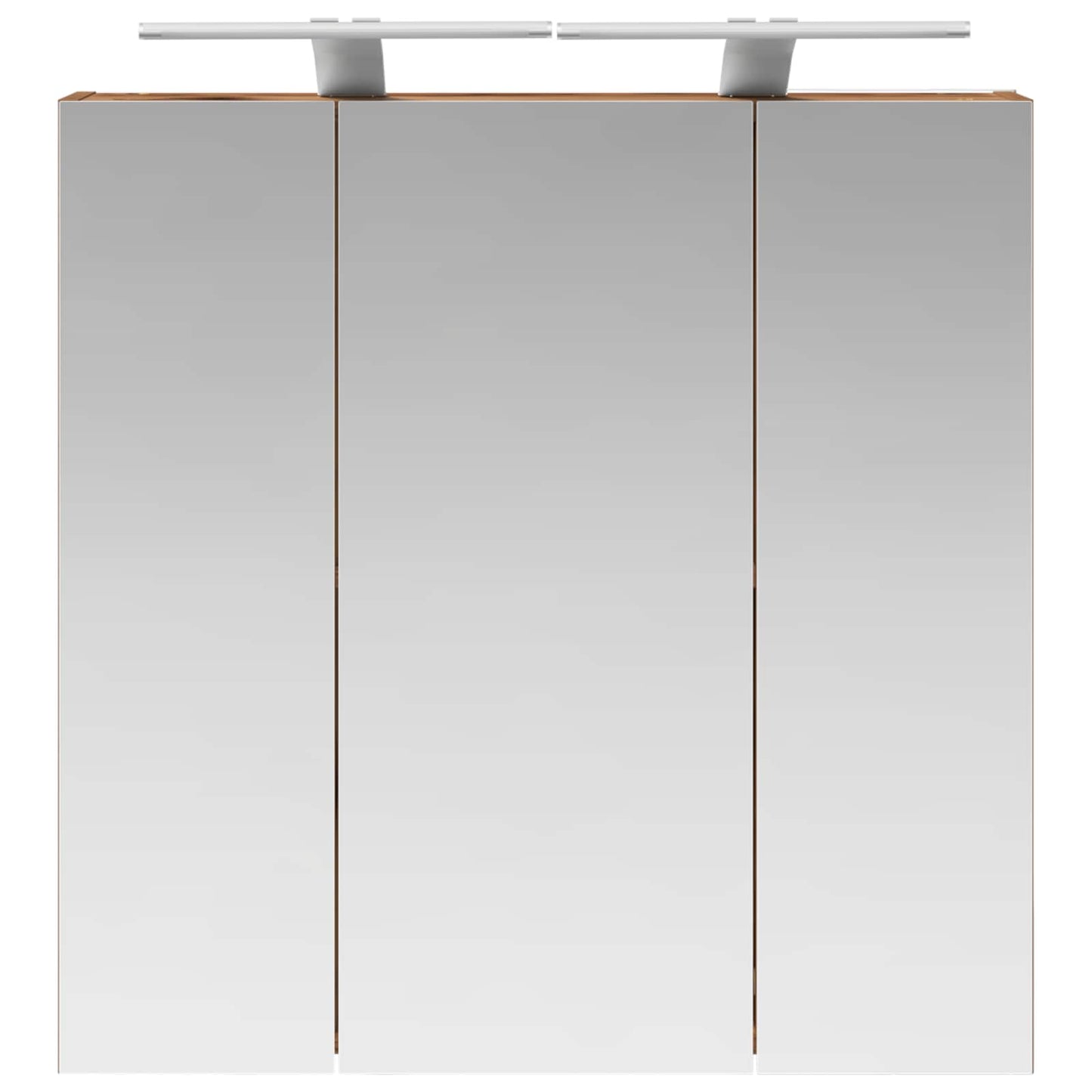 Bathroom Mirror Cabinet Old Wood 70 x 14.5 x 70 cm
