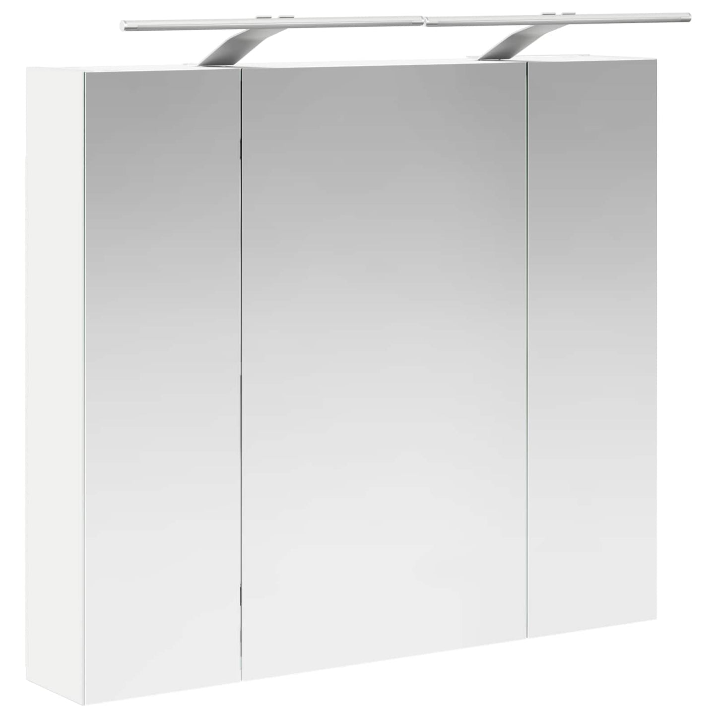 Bathroom Mirror Cabinet White 80 x 14.5 x 70 cm Engineered wood