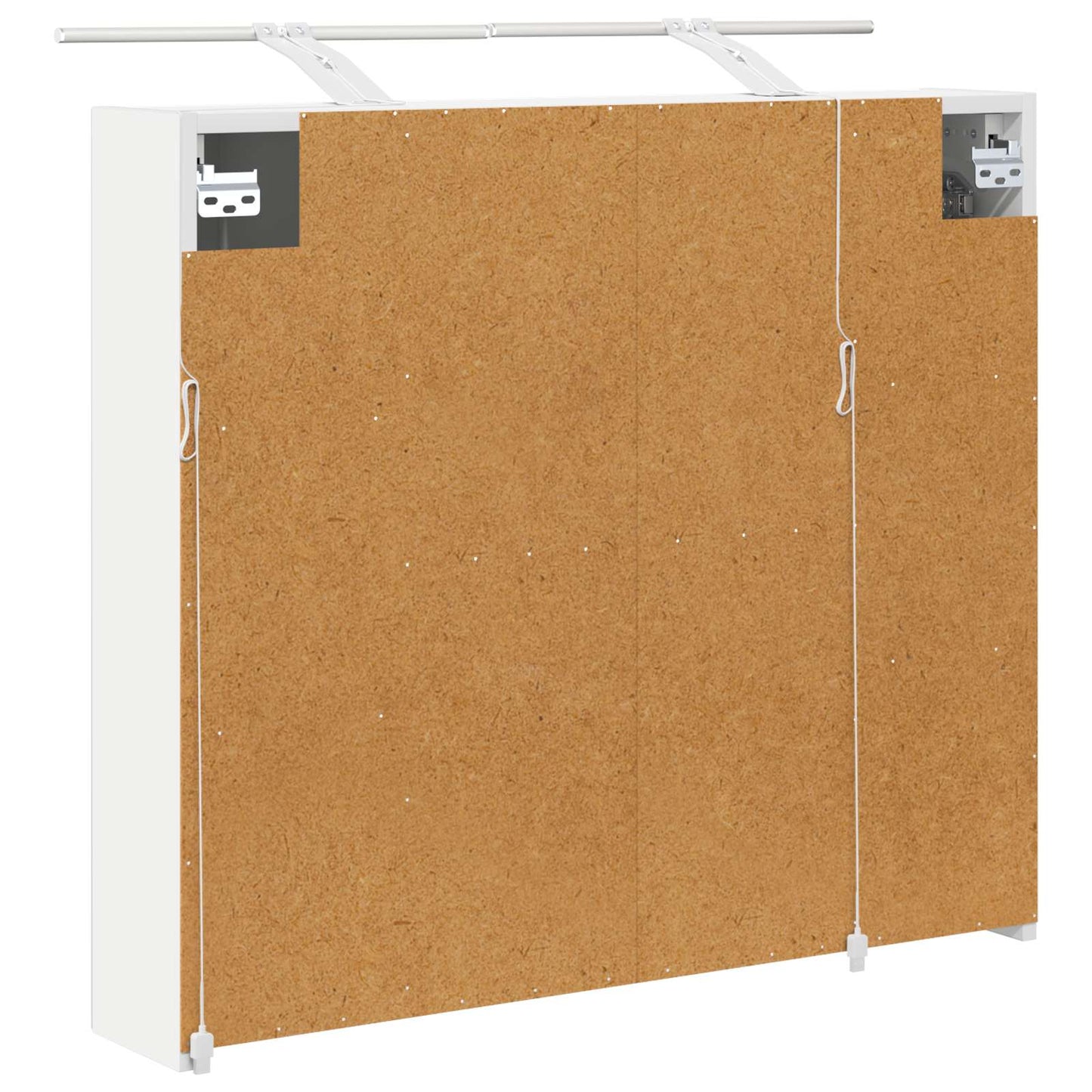 Bathroom Mirror Cabinet White 80 x 14.5 x 70 cm Engineered wood