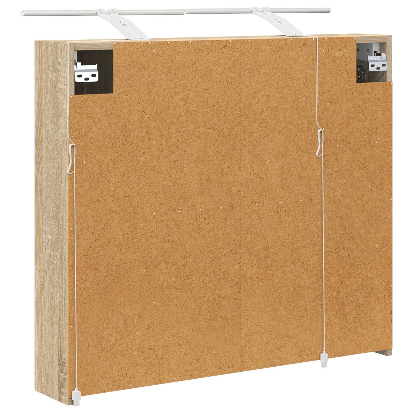 Bathroom Mirror Cabinet Sonoma Oak 80 x 14.5 x 70 cm