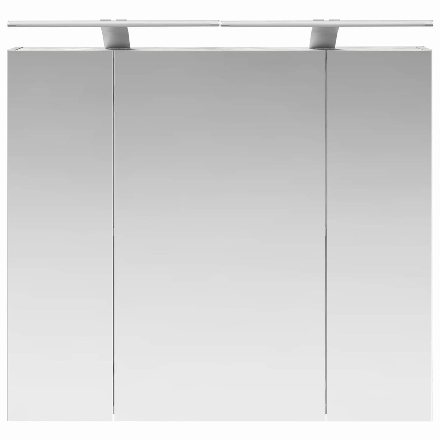 Bathroom Mirror Cabinet Concrete Grey 80 x 14.5 x 70 cm