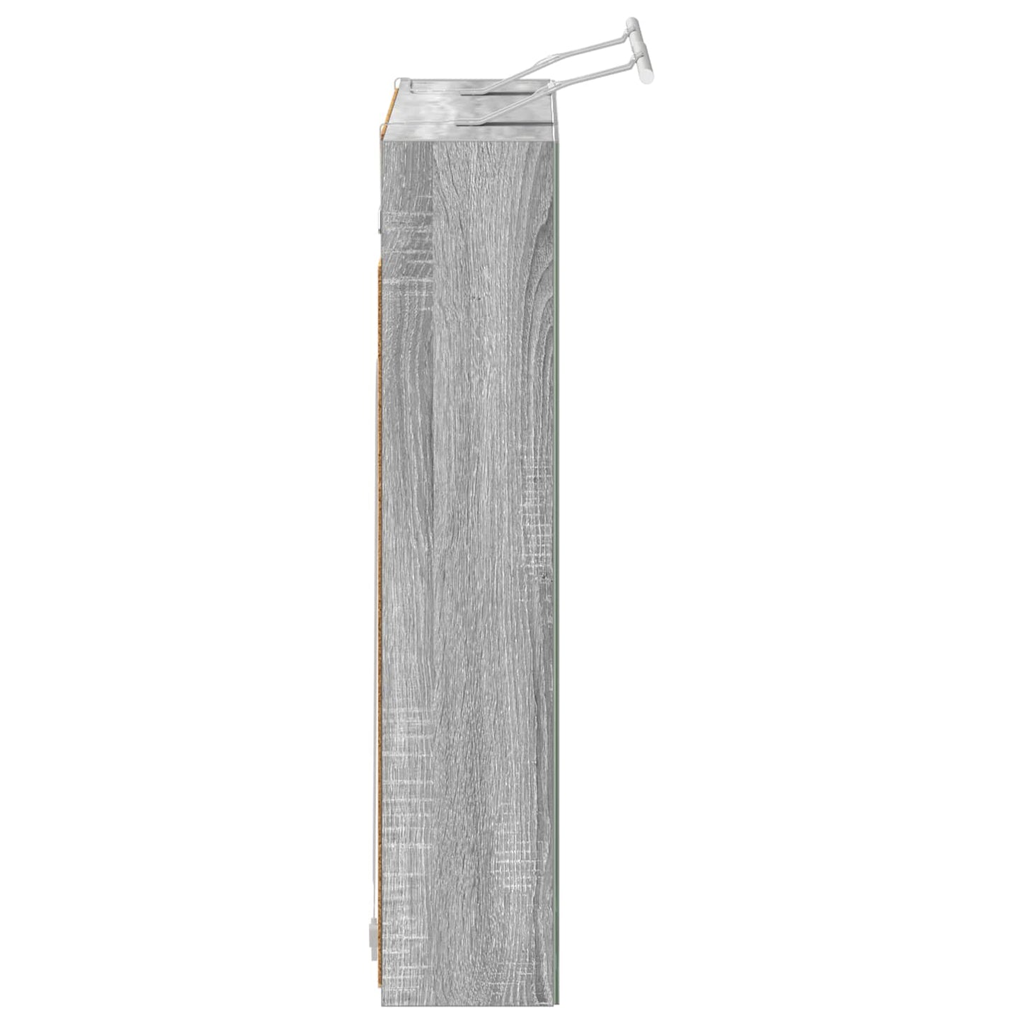 Bathroom Mirror Cabinet Grey Sonoma 80 x 14.5 x 70 cm