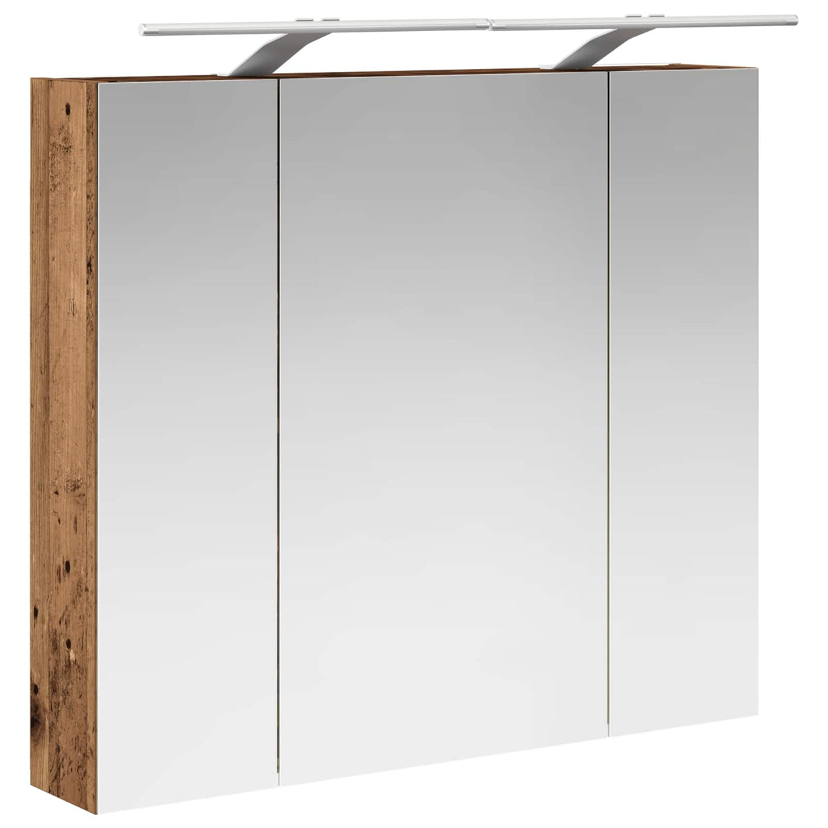 Bathroom Mirror Cabinet Old Wood 80 x 14.5 x 70 cm