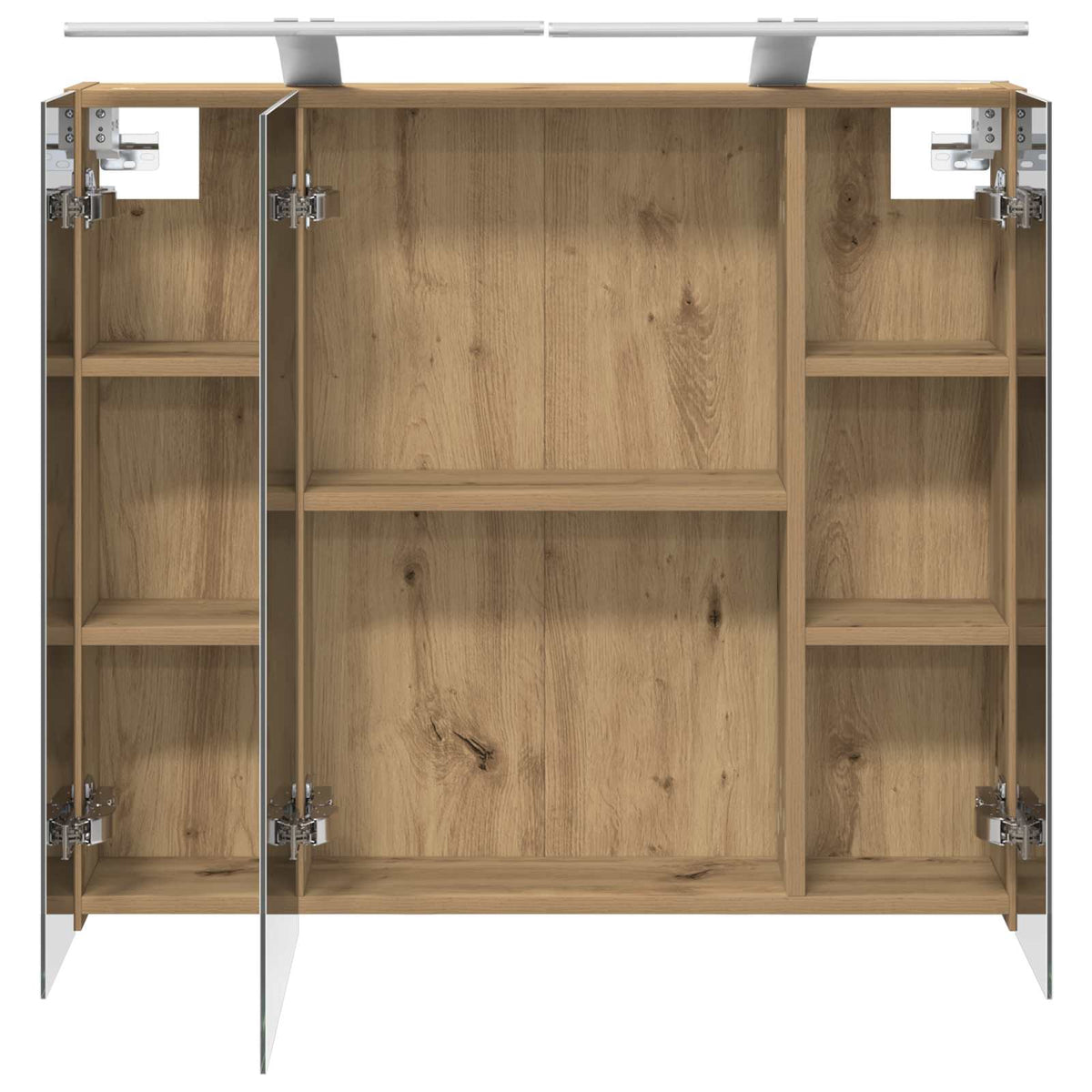 Bathroom Mirror Cabinet Artisan Oak 80 x 14.5 x 70 cm