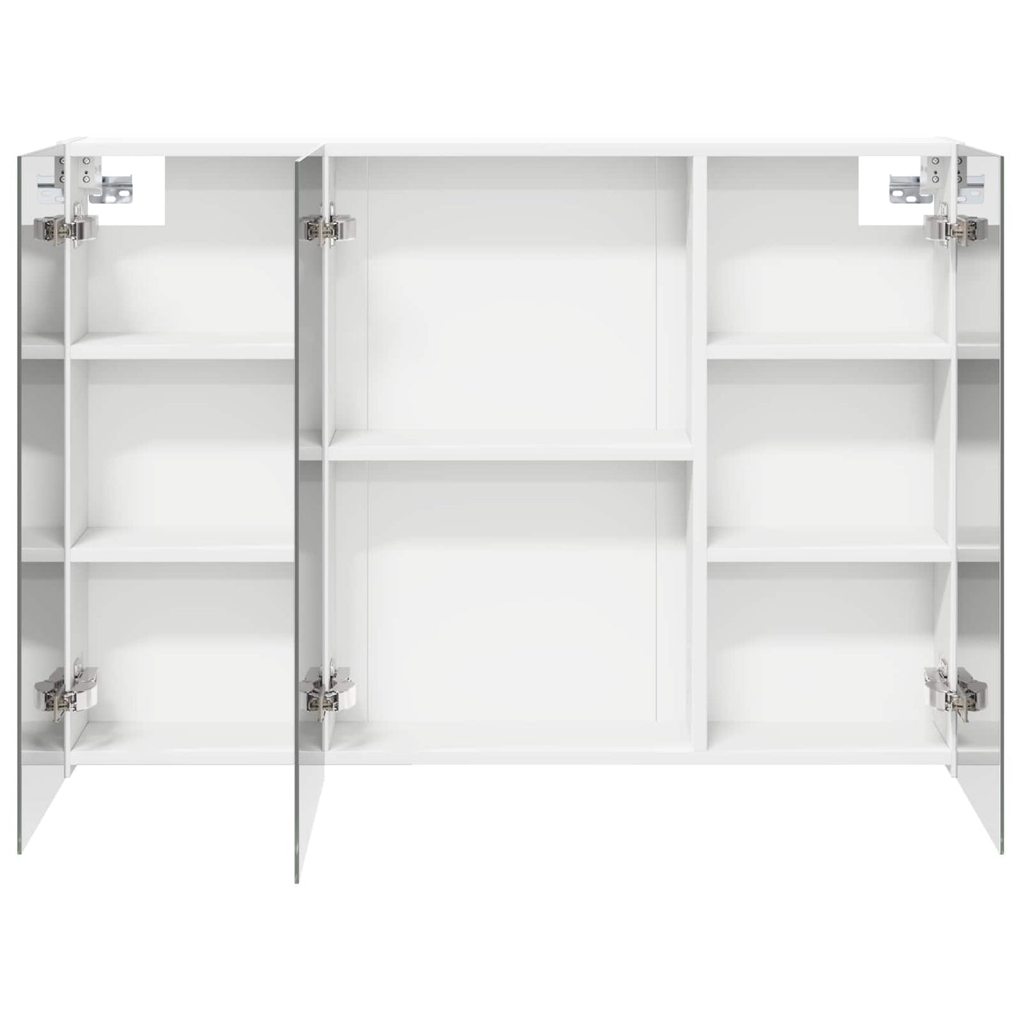 Bathroom Mirror Cabinet White 100 x 14.5 x 70 cm
