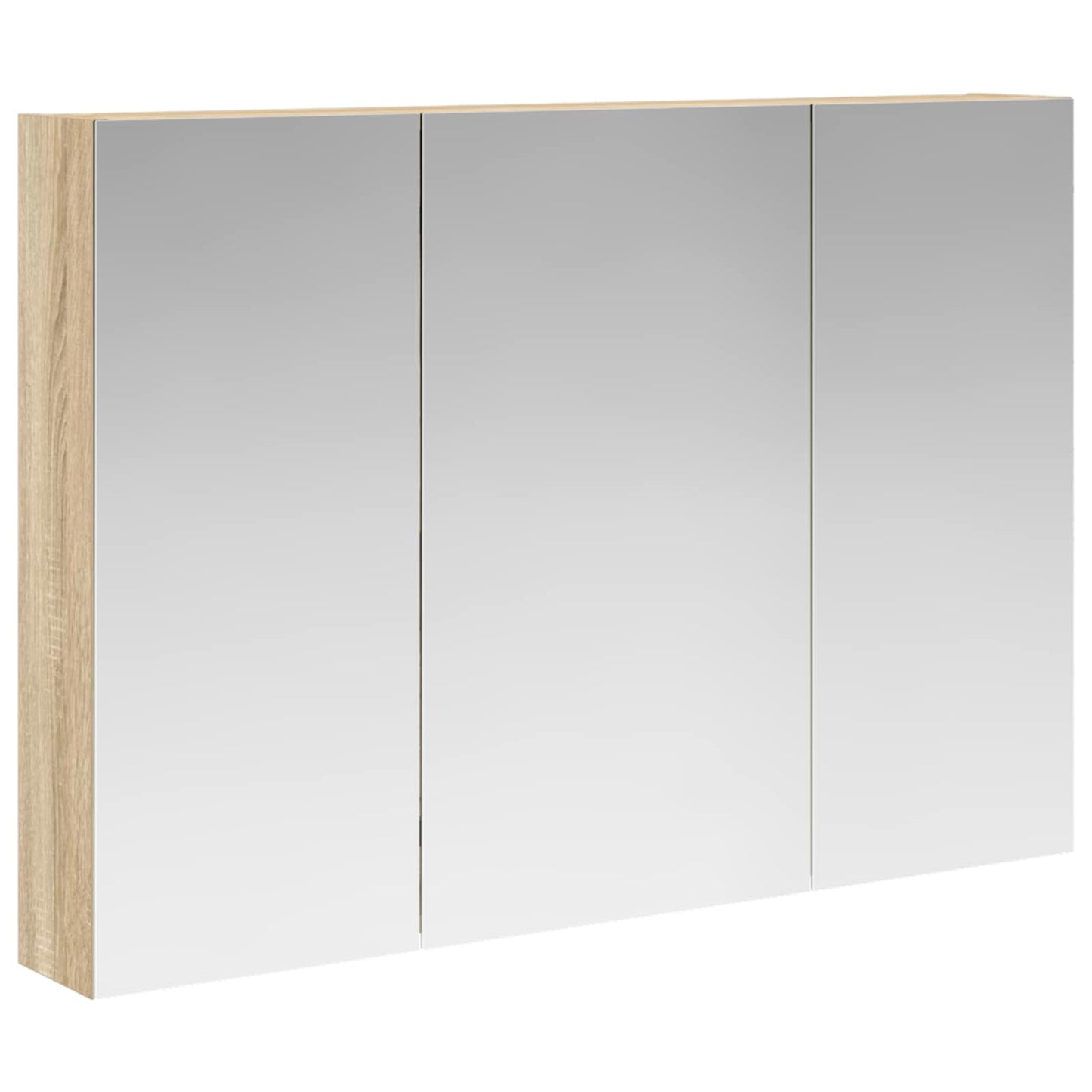 Bathroom Mirror Cabinet Sonoma Oak 100 x 14.5 x 70 cm