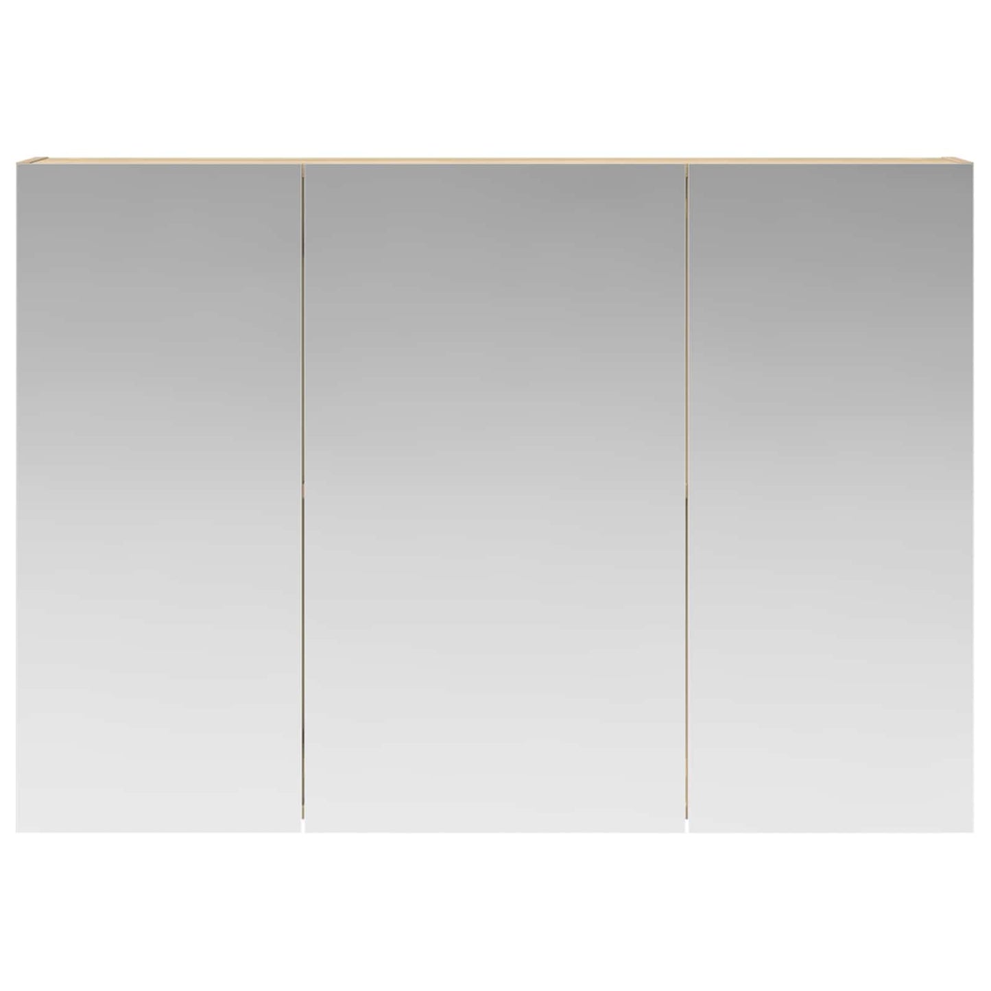 Bathroom Mirror Cabinet Sonoma Oak 100 x 14.5 x 70 cm