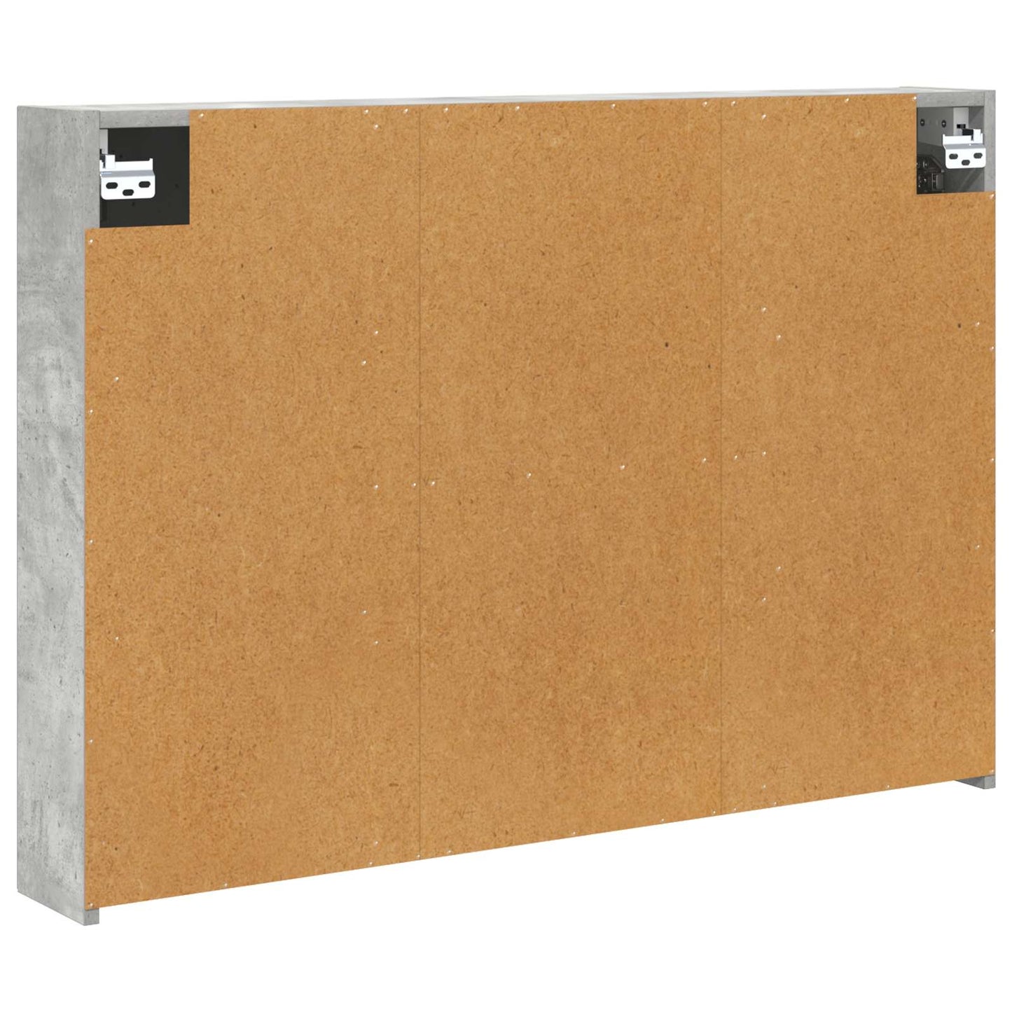 Bathroom Mirror Cabinet Concrete Grey 100 x 14.5 x 70 cm