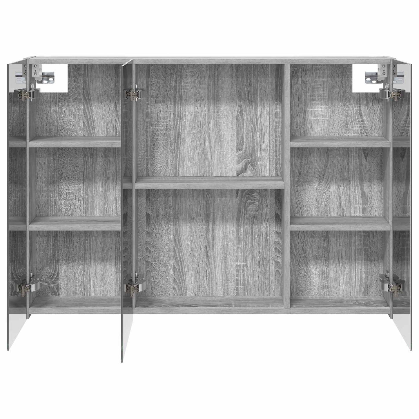 Bathroom Mirror Cabinet Grey Sonoma 100 x 14.5 x 70 cm